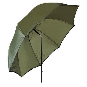 Traxis Angelschirm Regenschirm mit Seitenwänden - 250 cm Durchmesser, Schirm für Angeln - Regenschutz, Windschutz und Sonnenschutz