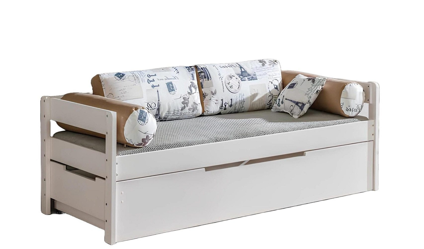 Xlmoebel Schlafsofa Kinderzimmer Sofa aus Holz mit Schlaffunktion und modernem Design, Hergestellt in Europa