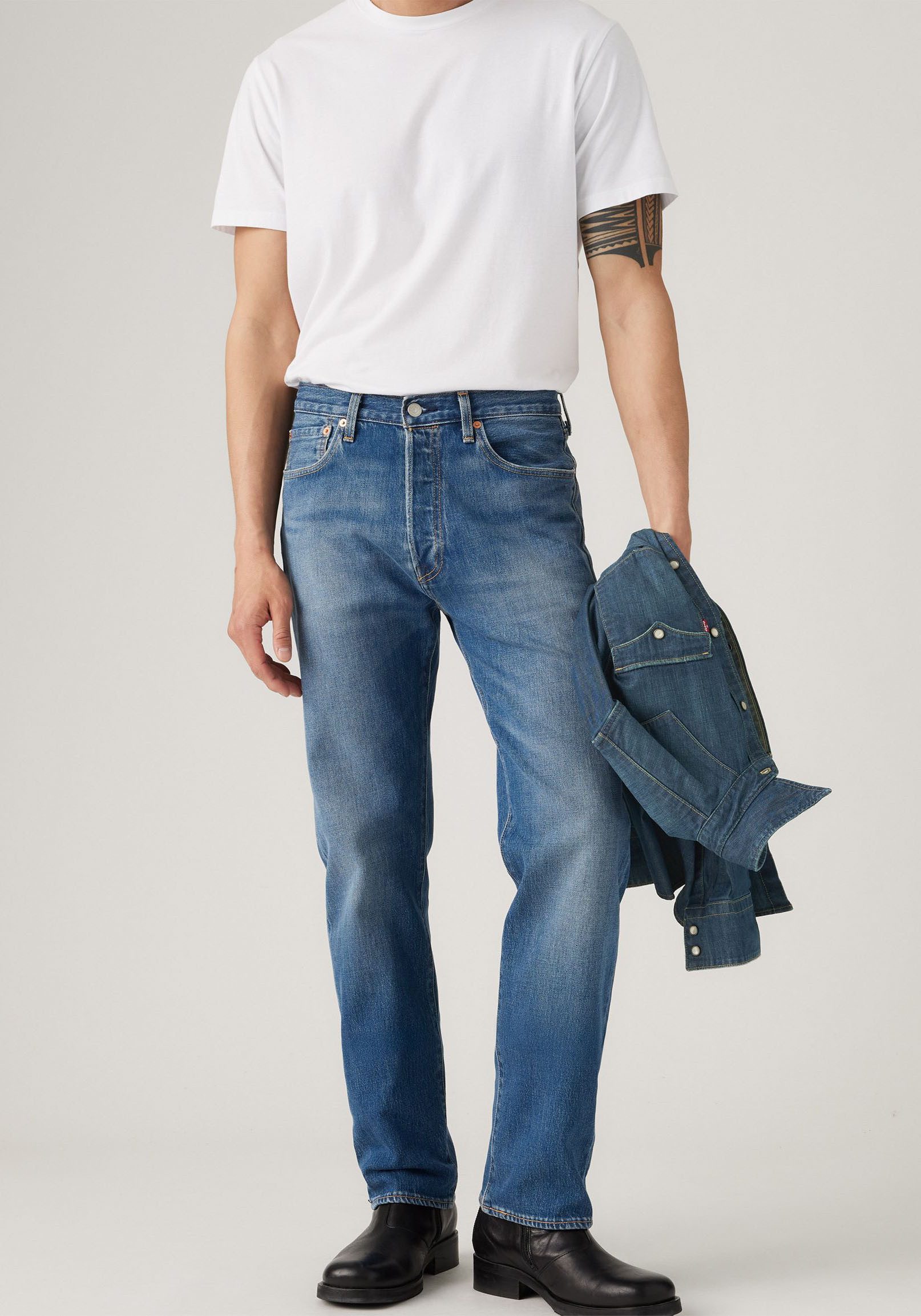 Levi's® Straight-Jeans 501 LEVI'S ORIGINAL mit Markenlabel