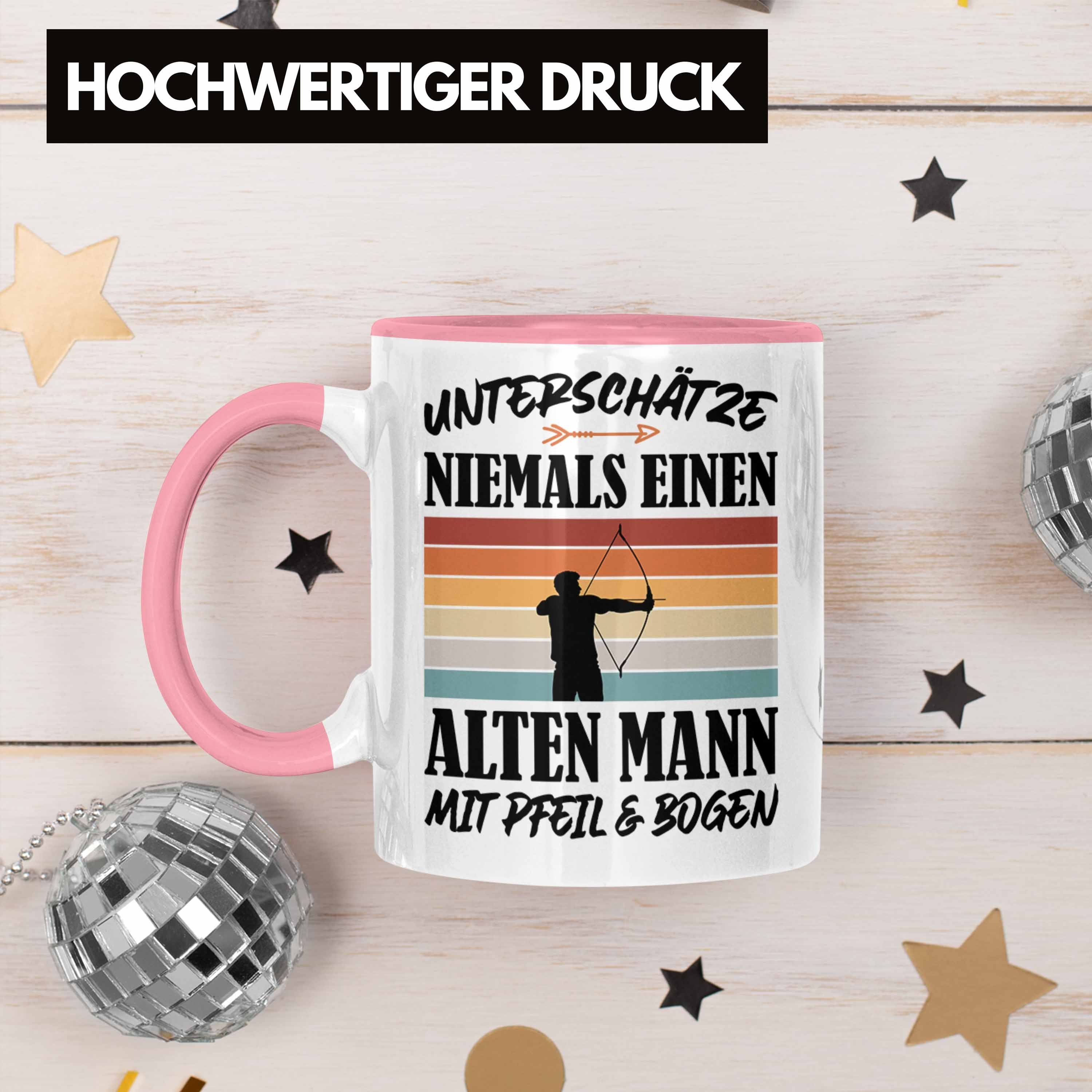 - Pfeil Rosa mit Unterschätze Trendation Bogen Mann Trendation Erwachsene Einen Tasse Niemals Archery Geschenk Tasse und Männer Bogensport Bogenschießen Alten