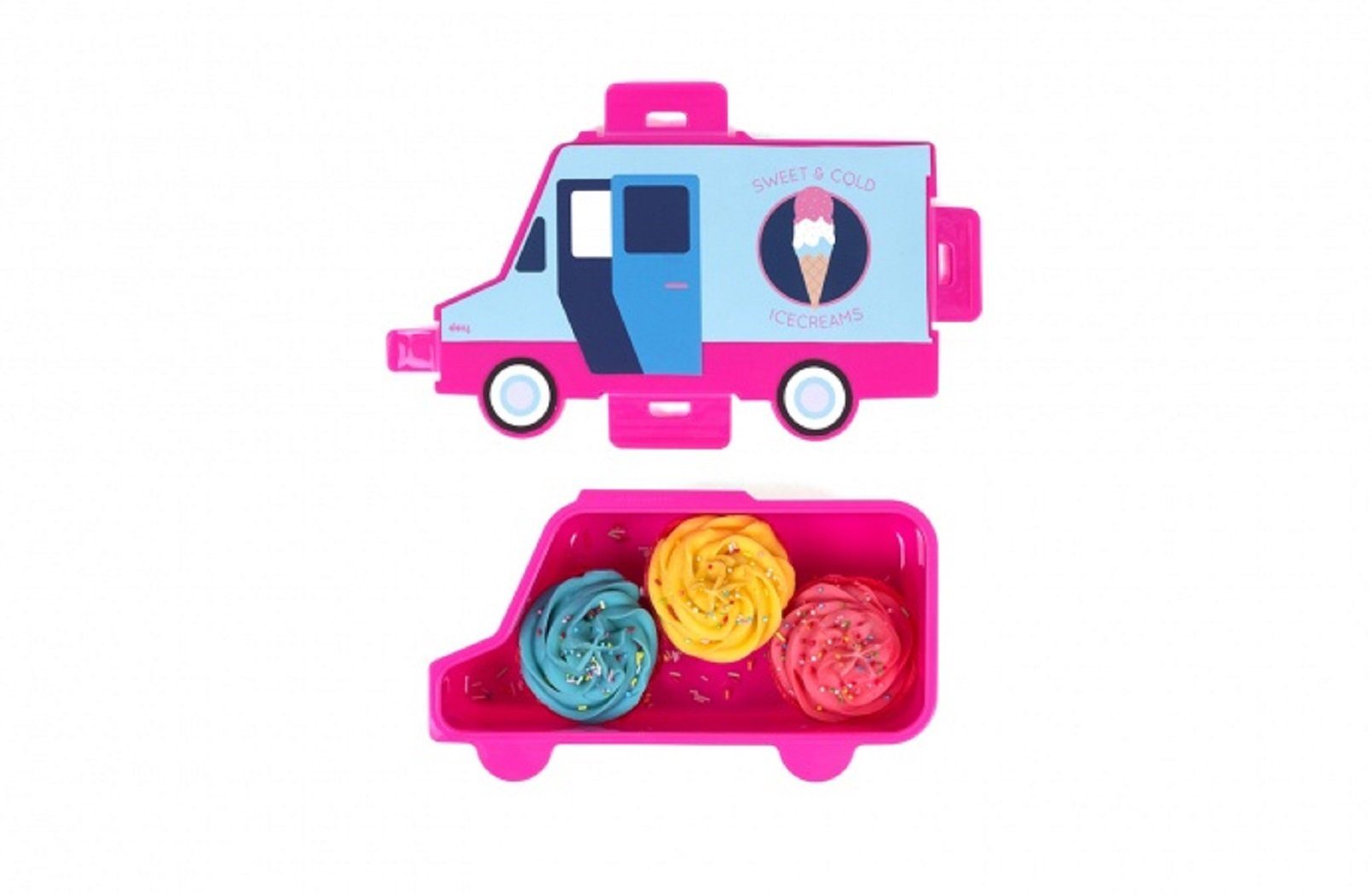 Lunchbox, DYFOODTSW Ice Truck Sweet Lunchbox DOIY Cream