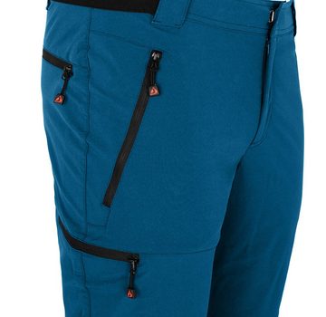 Bergson Zip-off-Hose ARRESÖ COMFORT Zipp-Off (slim) Herren Wanderhose, leicht, strapazierfähig, Короткі розміри, Saphir blau