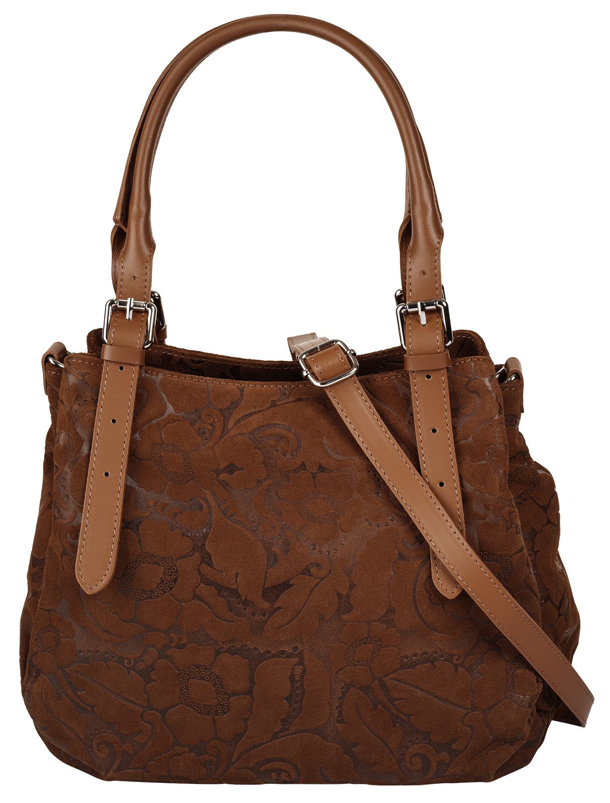 Samantha Look Henkeltasche, echt Leder, Made in Italy