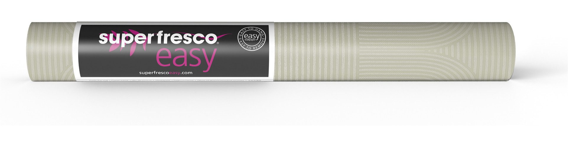 Superfresco Easy Vliestapete Geo Creme 10mx52cm, glatt, 3D-Optik, (1 St), Geo Creme 1000x52cm