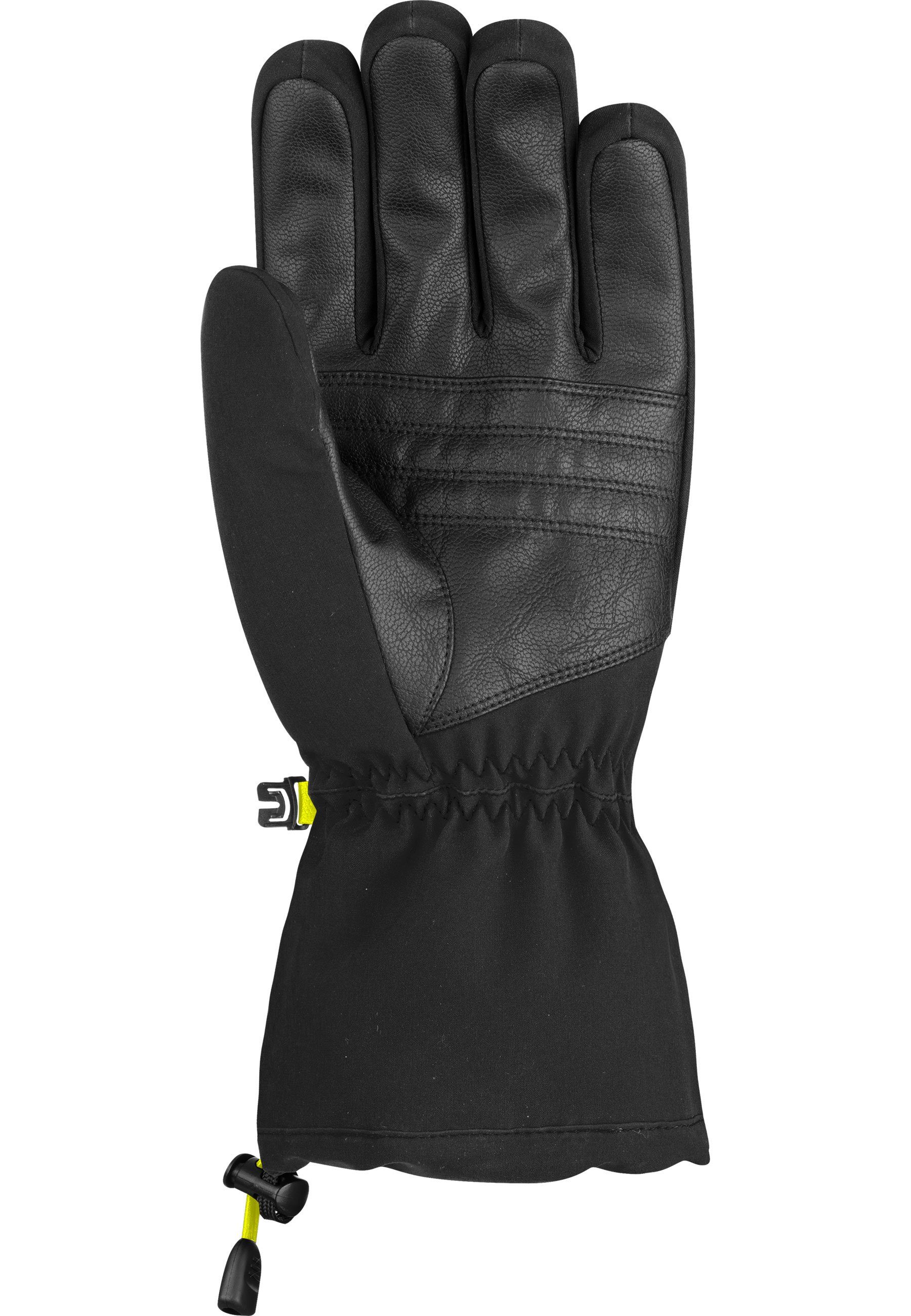 Design atmungsaktivem XT Skihandschuhe gelb-schwarz Reusch Kondor und R-TEX® wasserdichtem in