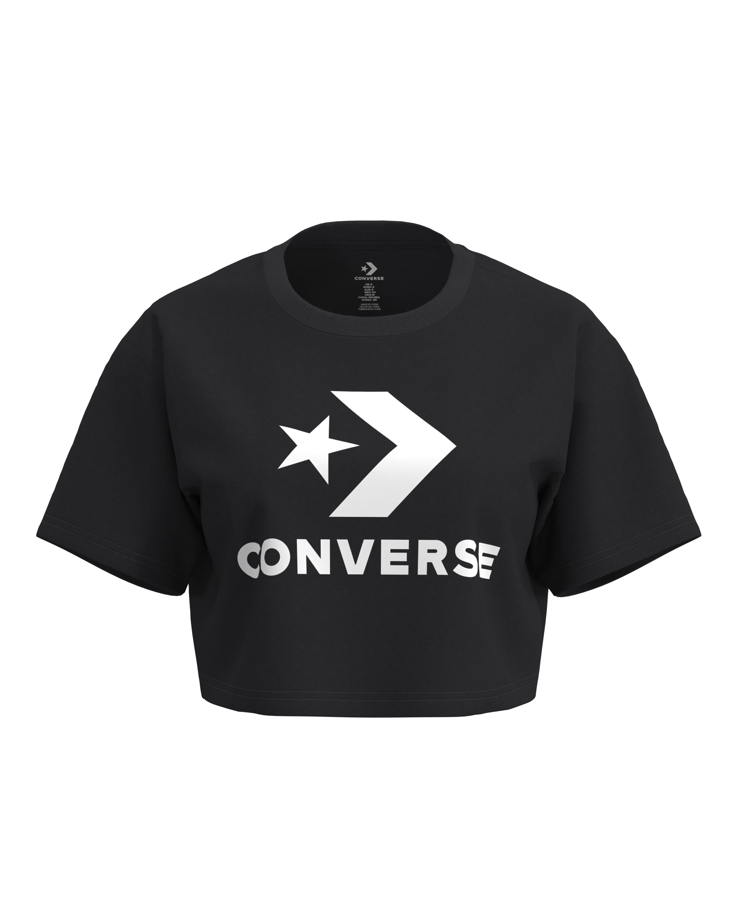 Converse T-Shirt STAR CHEVRON SPORTY TEE Kurzarm, aus Baumwolle