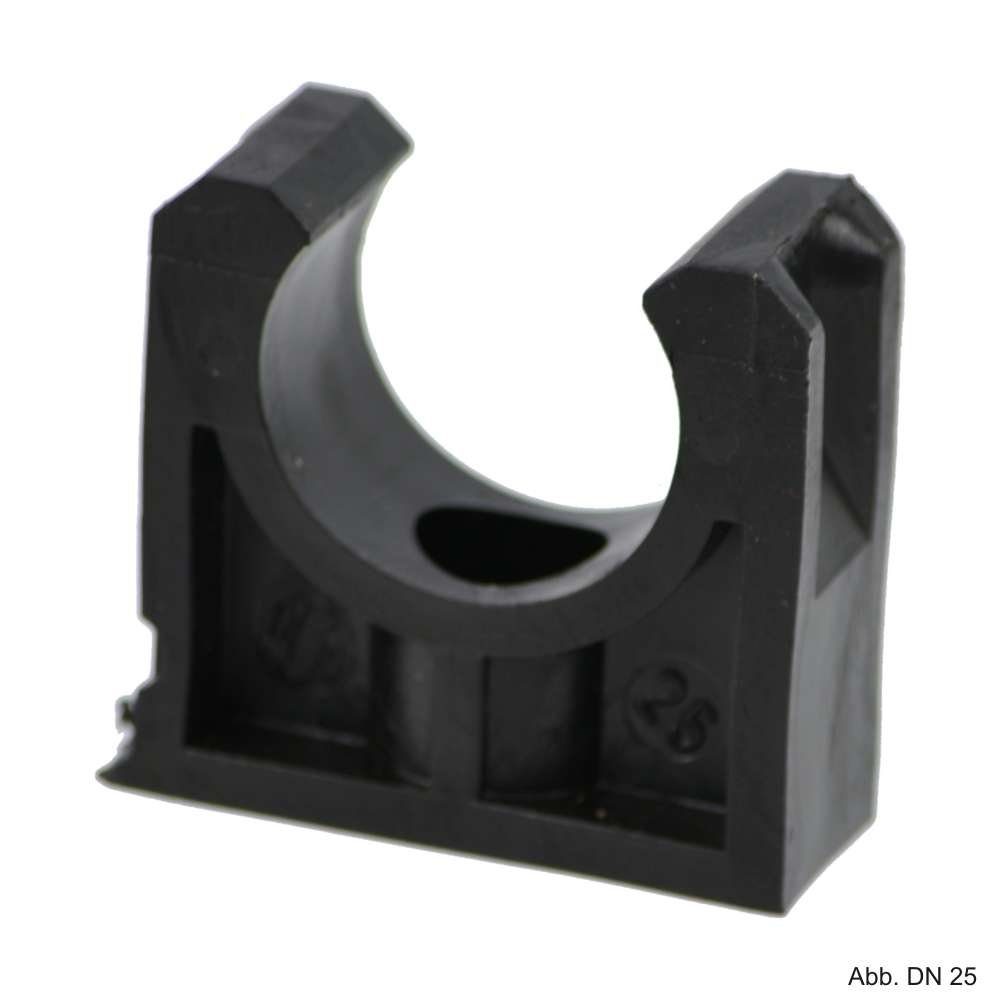 bevo Rohrschelle PP Rohrschelle, 25 mm, schwarz