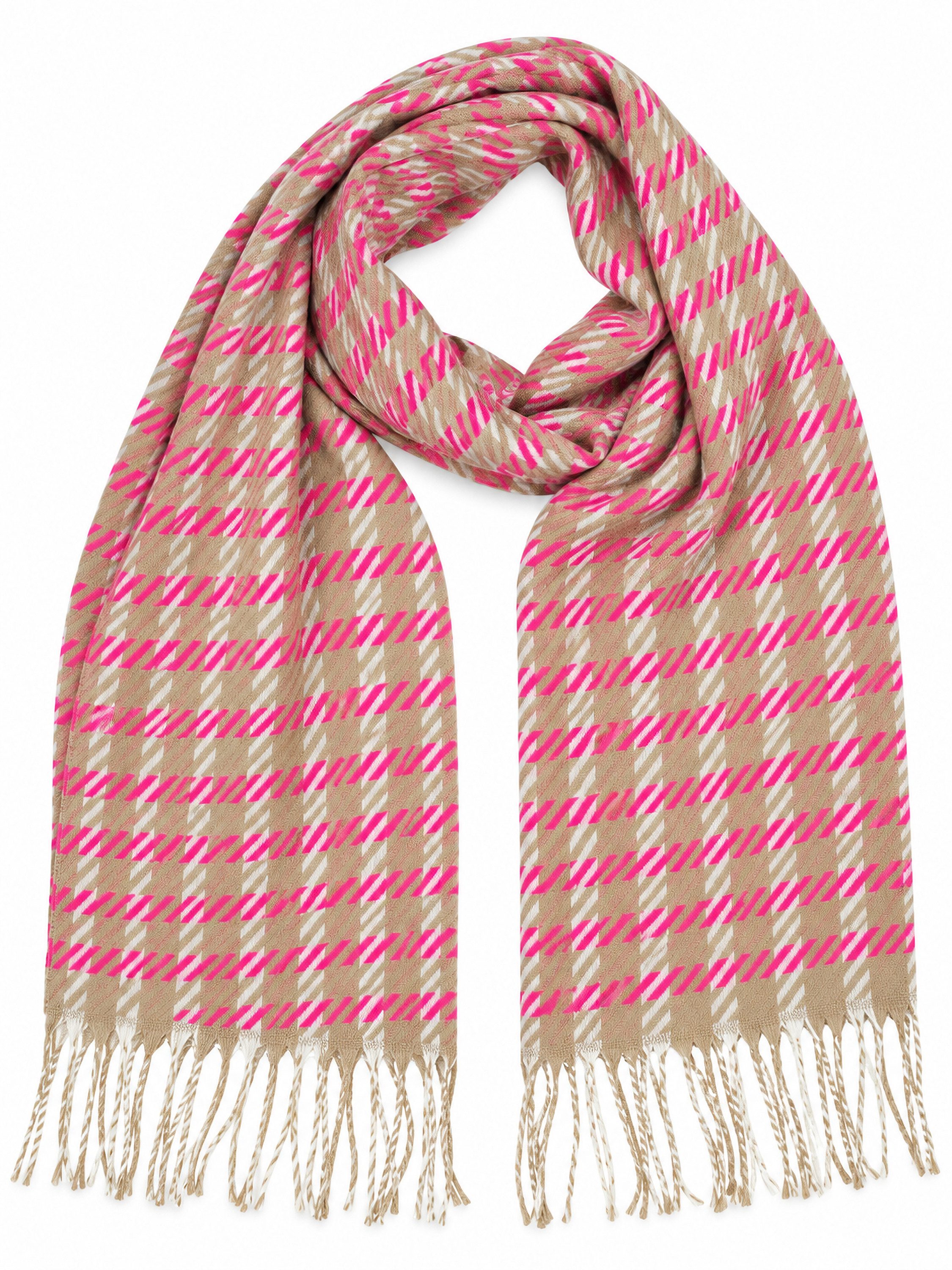COLLEZIONE ALESSANDRO Wollschal Inverno, (1-St), Made in Italy, mit modernem Karo