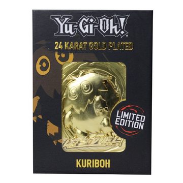 Fanattik Sammelkarte Yu-Gi-Oh! Replik Karte Kuriboh (vergoldet)