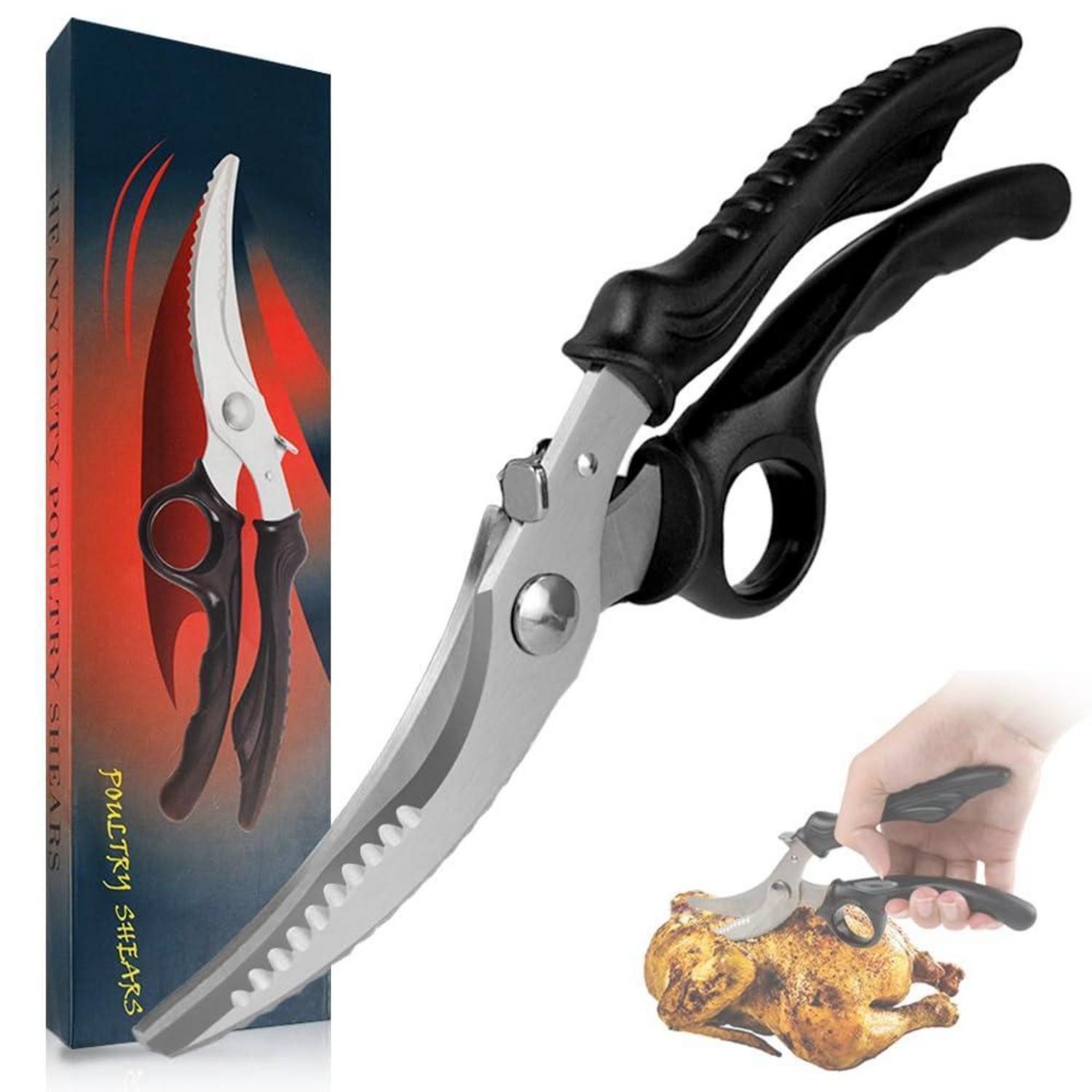 LuxusKollektion Geflügelschere Geflügelschere Edelstahl Heavy Duty