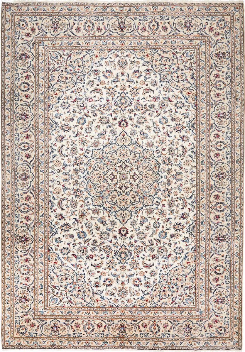 Orientteppich Keshan 244x347 Handgeknüpfter Orientteppich / Perserteppich, Nain Trading, rechteckig, Höhe: 12 mm