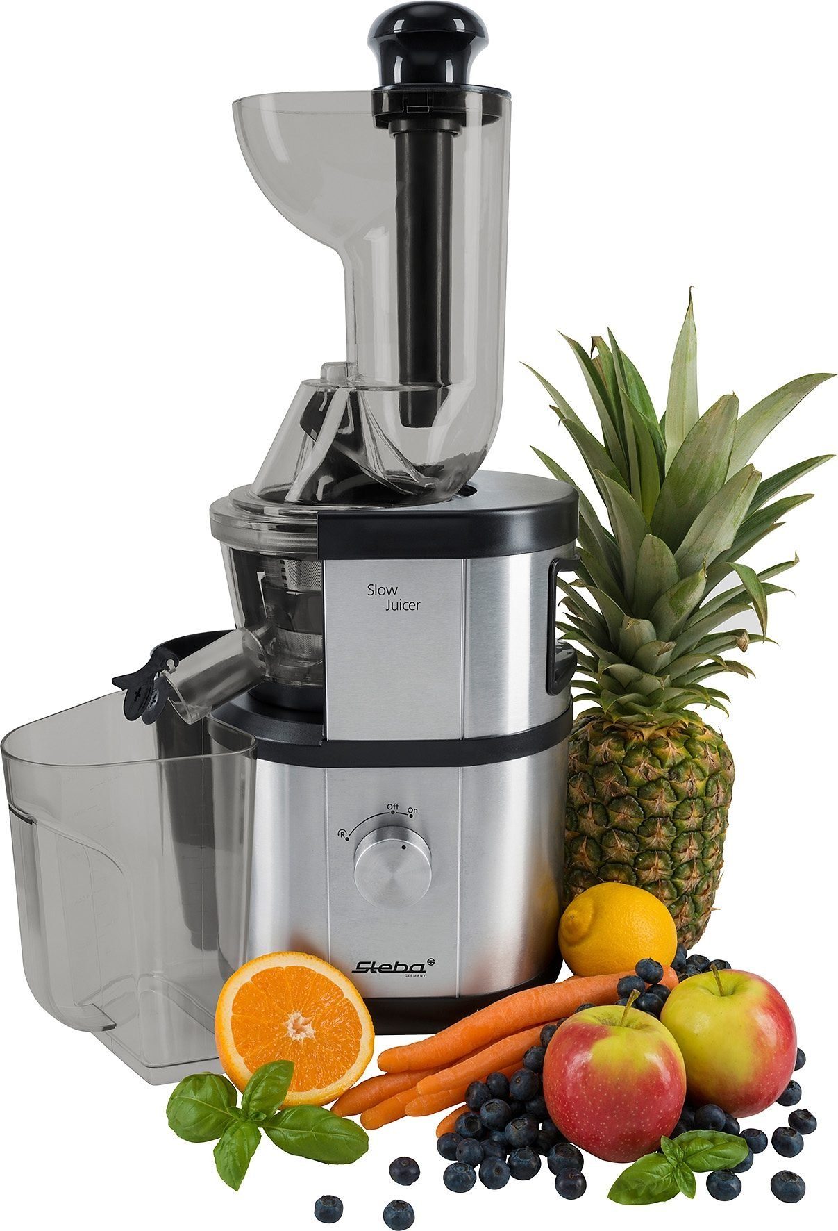 Steba Slow Juicer Slow-Juicer E 400, 400 W, schonend kaltes Pressverfahren