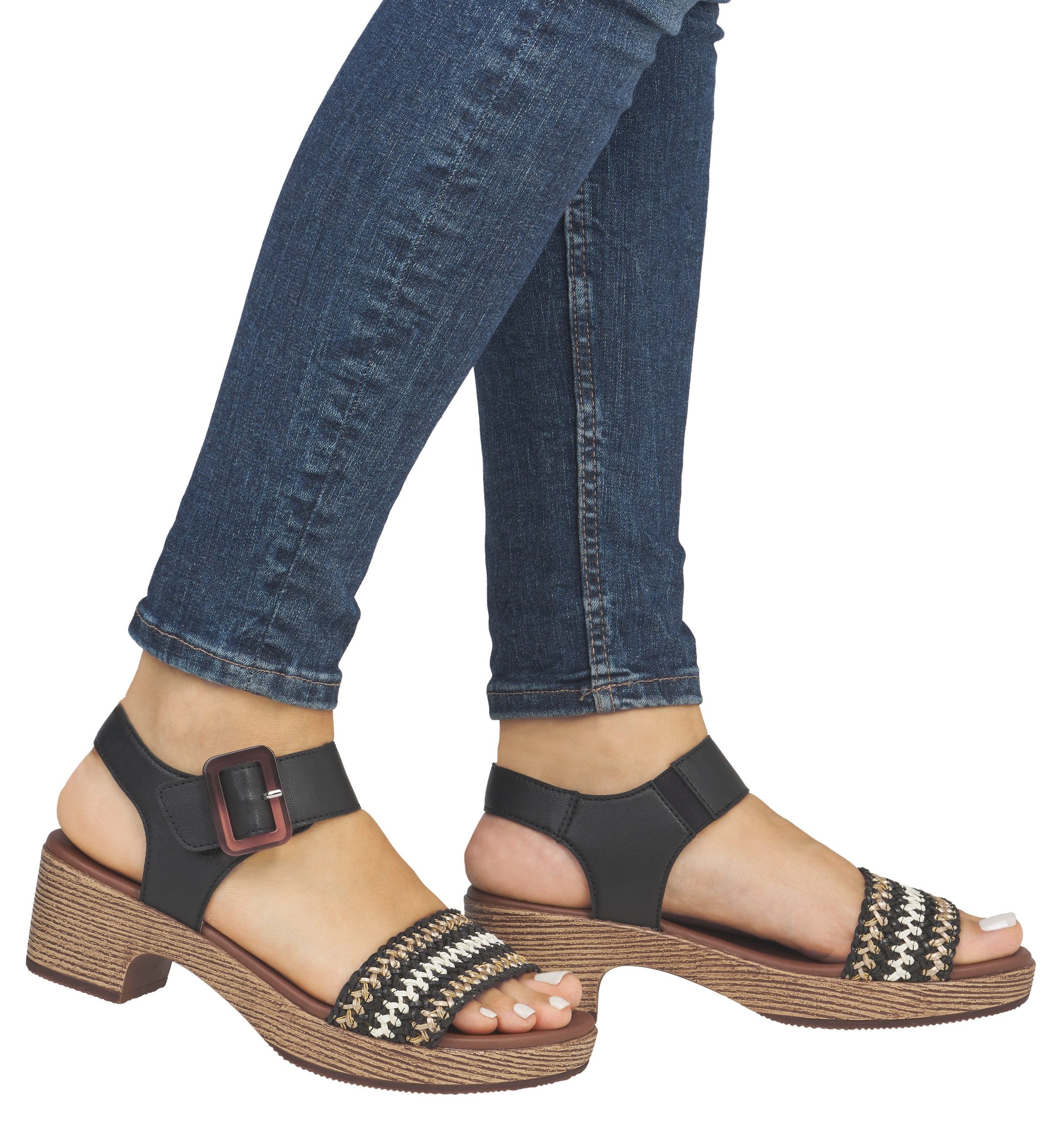 Remonte Sandalette, Blockabsatz, Plateau, Sandale, Sommerschuh günstig online kaufen