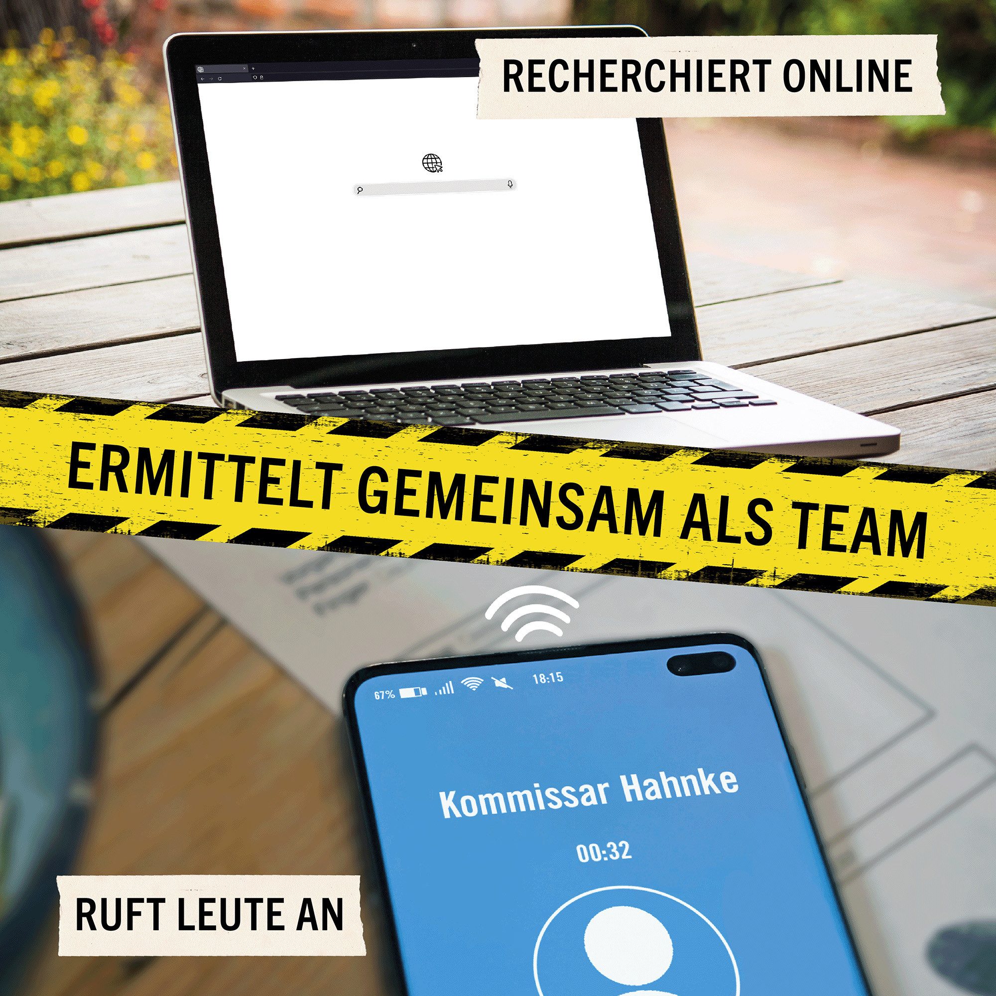 Hidden Games Tatort Spiel Der Fall Klein-Borstelheim, Krimispiel, Made in Germany