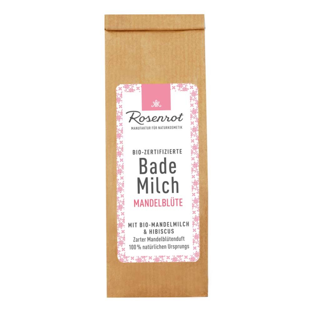 Rosenrot Bademilch Feste Bademilch - Mandelblüte Pulver 150g