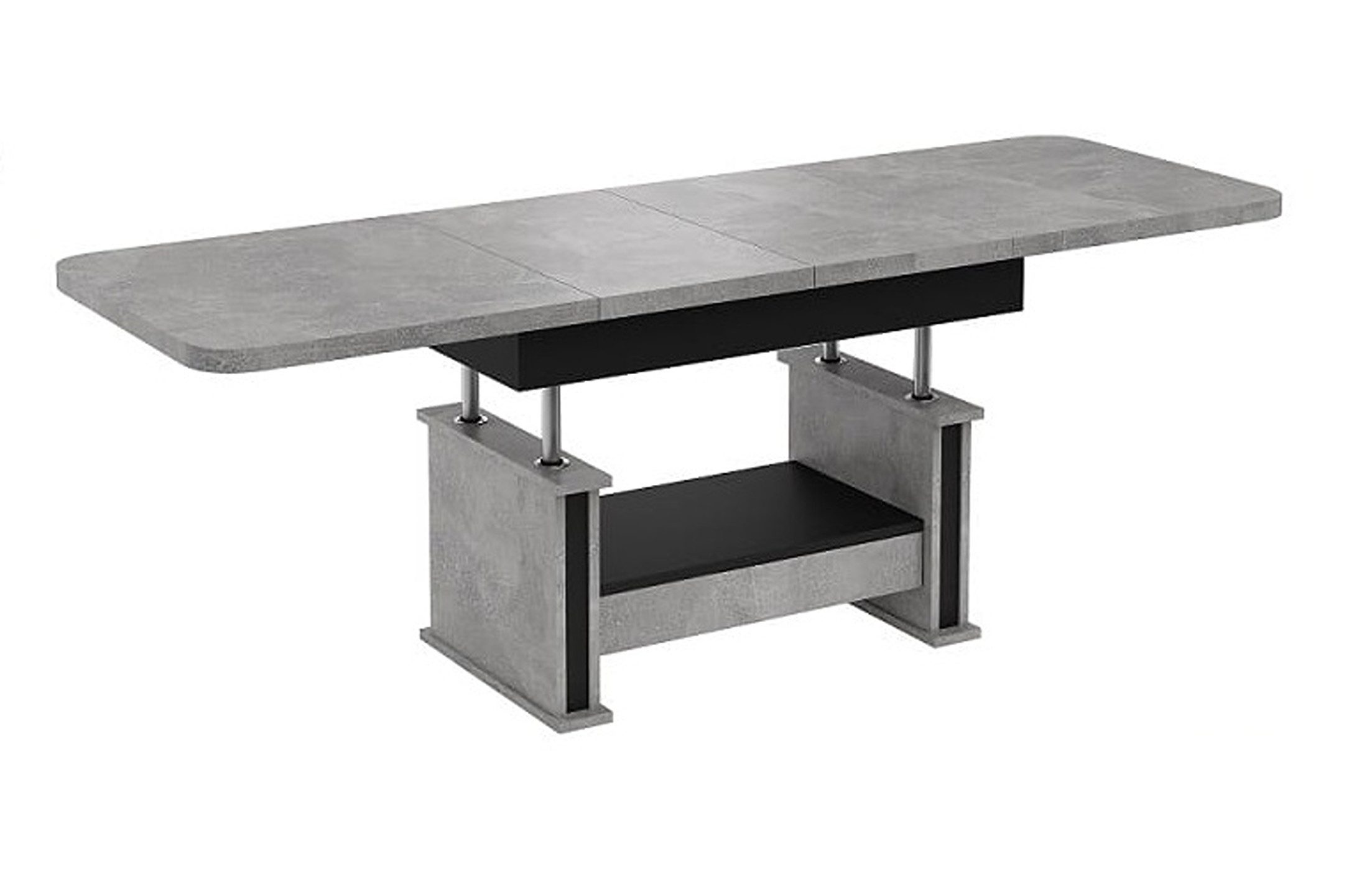 designimpex Couchtisch Design DA-555 Schublade höhenverstellbar günstig online kaufen