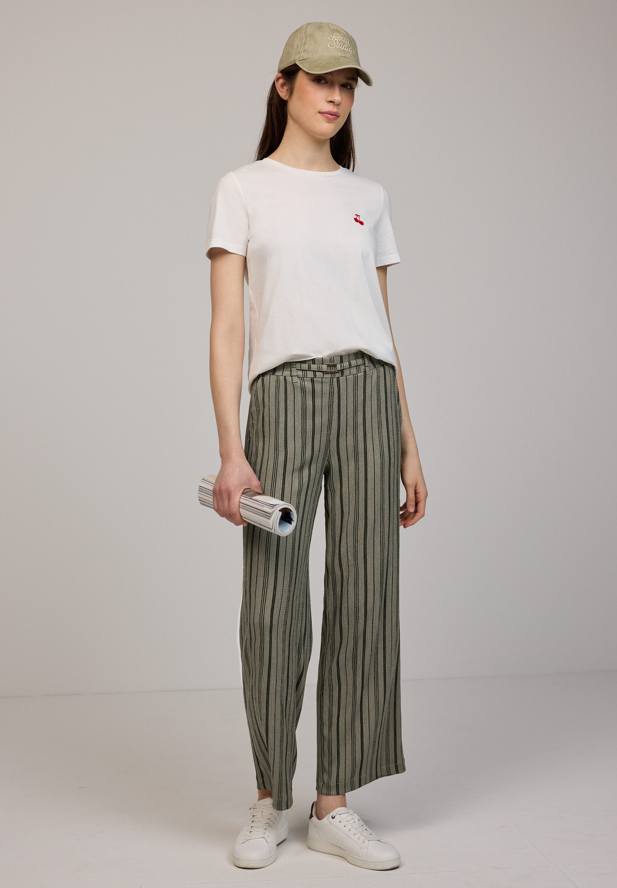 STREET ONE STUDIO Stoffhose Middle Waist