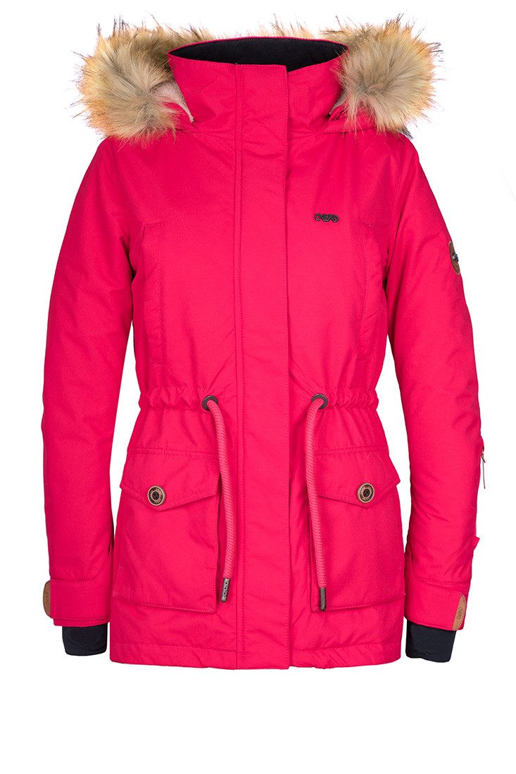 CNSRD Winterjacke FLORA WOMEN OS Parka & Winterjacke. Kurzmantel mit abnehmbarer Kapuze. mit Webpelz