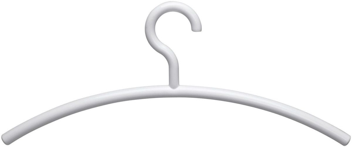 Garderobenständer Kleiderbügel Acryl VE=5 Stück weiß