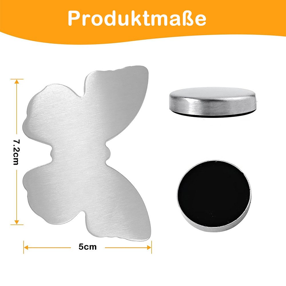 AFKSMILE Tischtuchklammern 8 Stück Edelstahl Tischdeckenklammern, Magnet Tischdeckenbeschwerer, Blumen, Schmetterling Tischtuchklammern für Draußen Hochzeit Pic – Bild 2 von 5
