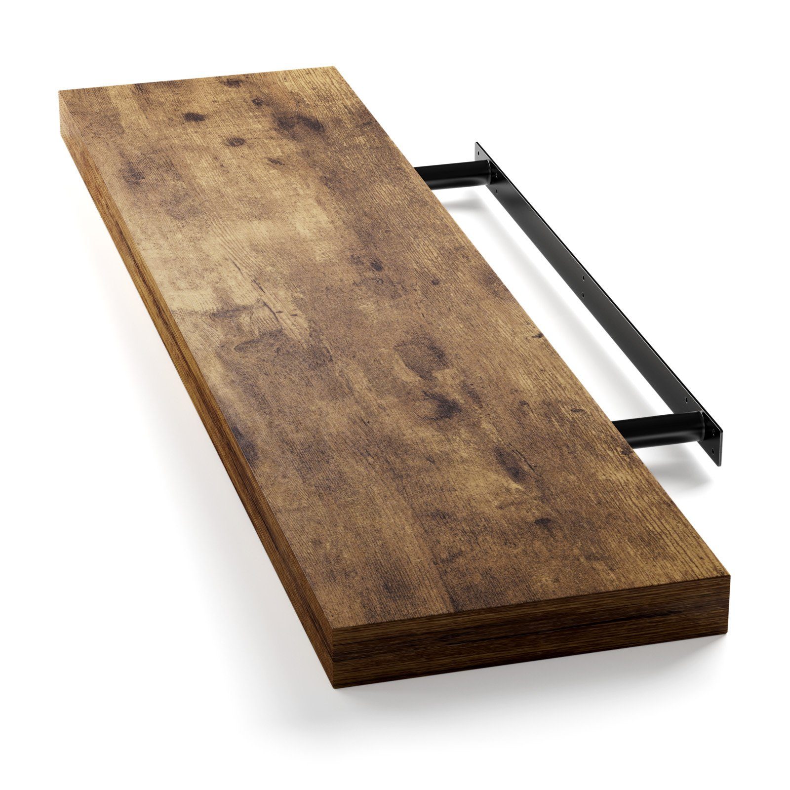 Casaria Wandboard, Dunkle Eiche Hängeregal mit günstig online kaufen