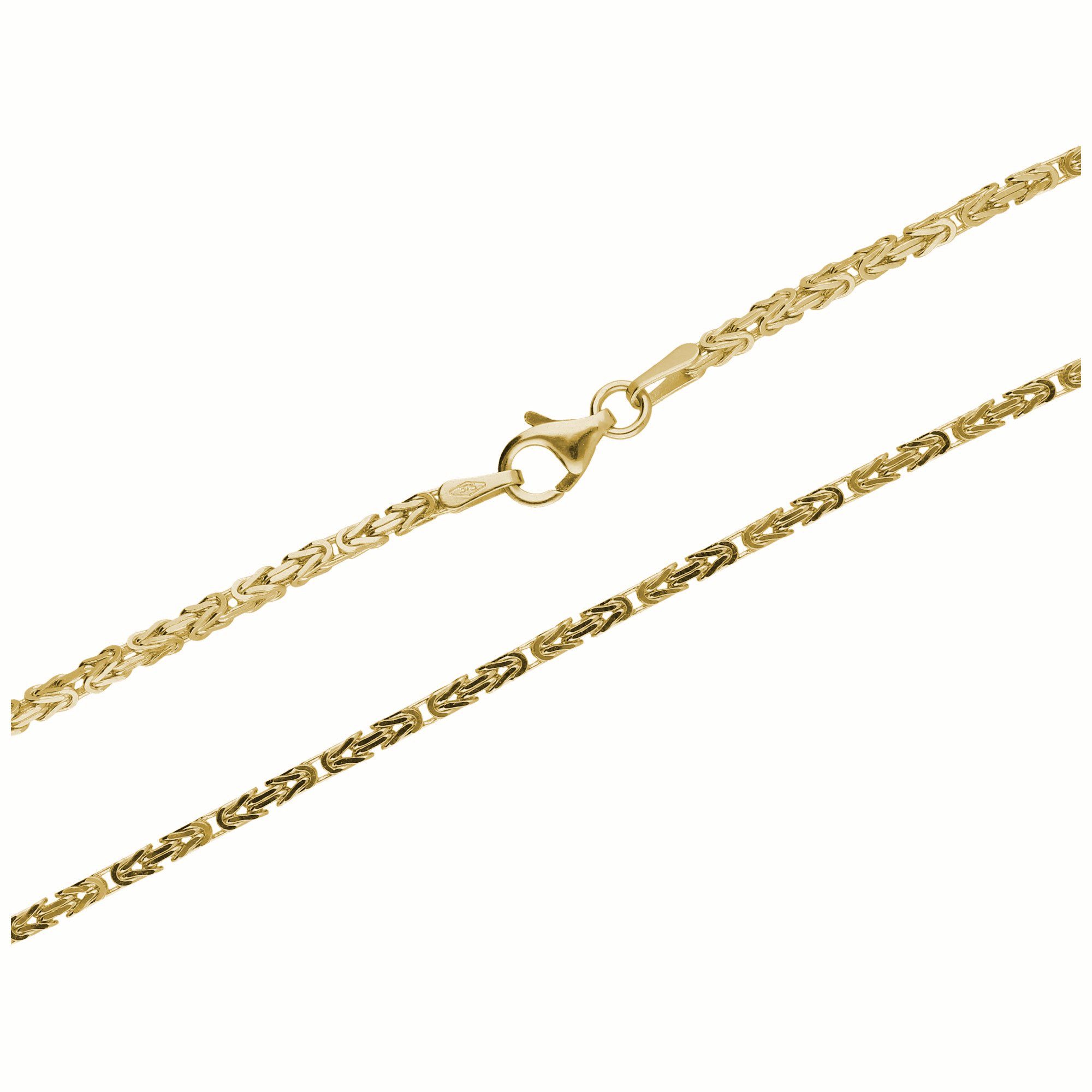 375 Luigi Gold Merano Königsketten Gliederung, Armband massiv, mit