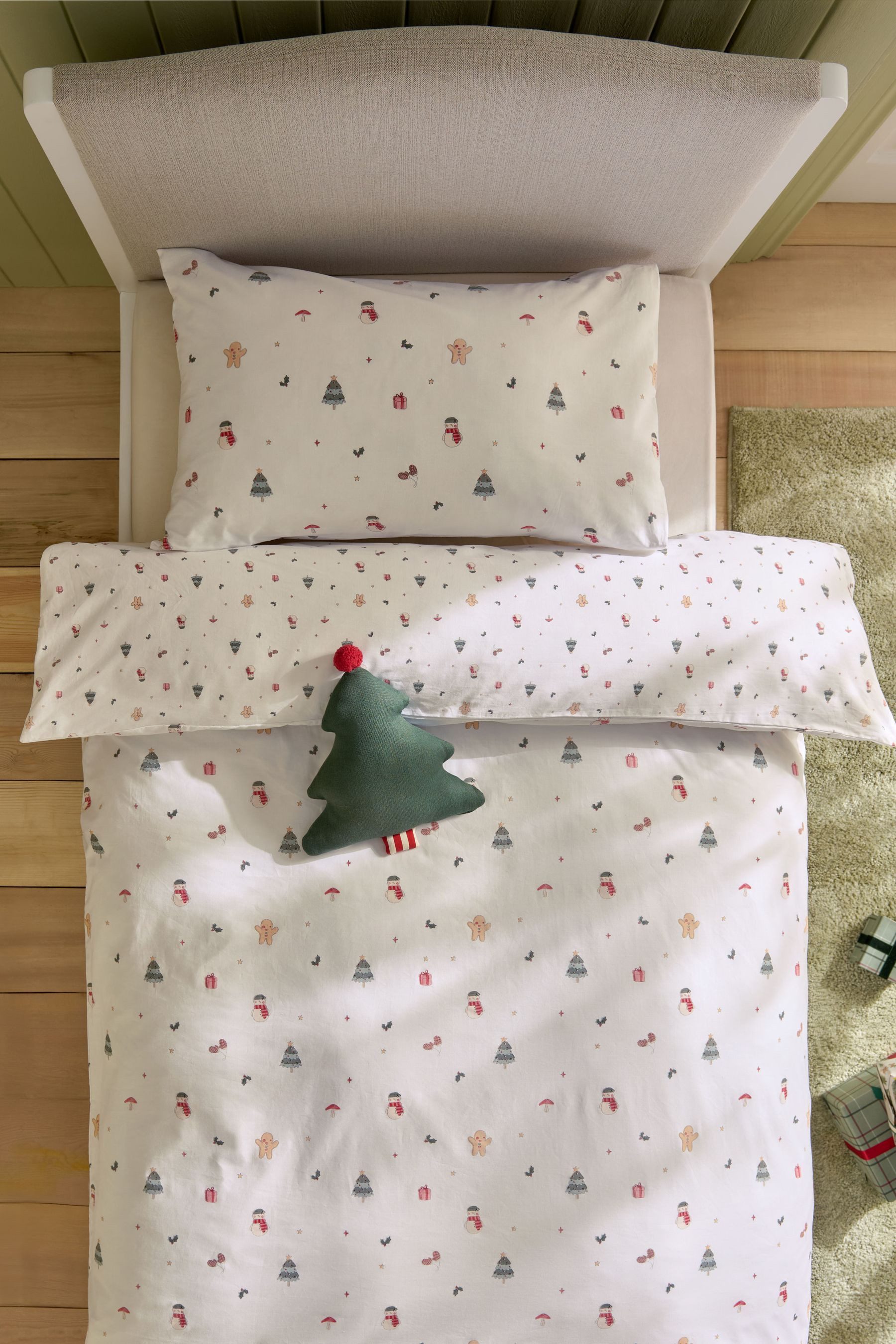 Next Bett-Set Bettbezug und Kissenbezug mit Weihnachtsmotiv, Bezug: Baumwol günstig online kaufen