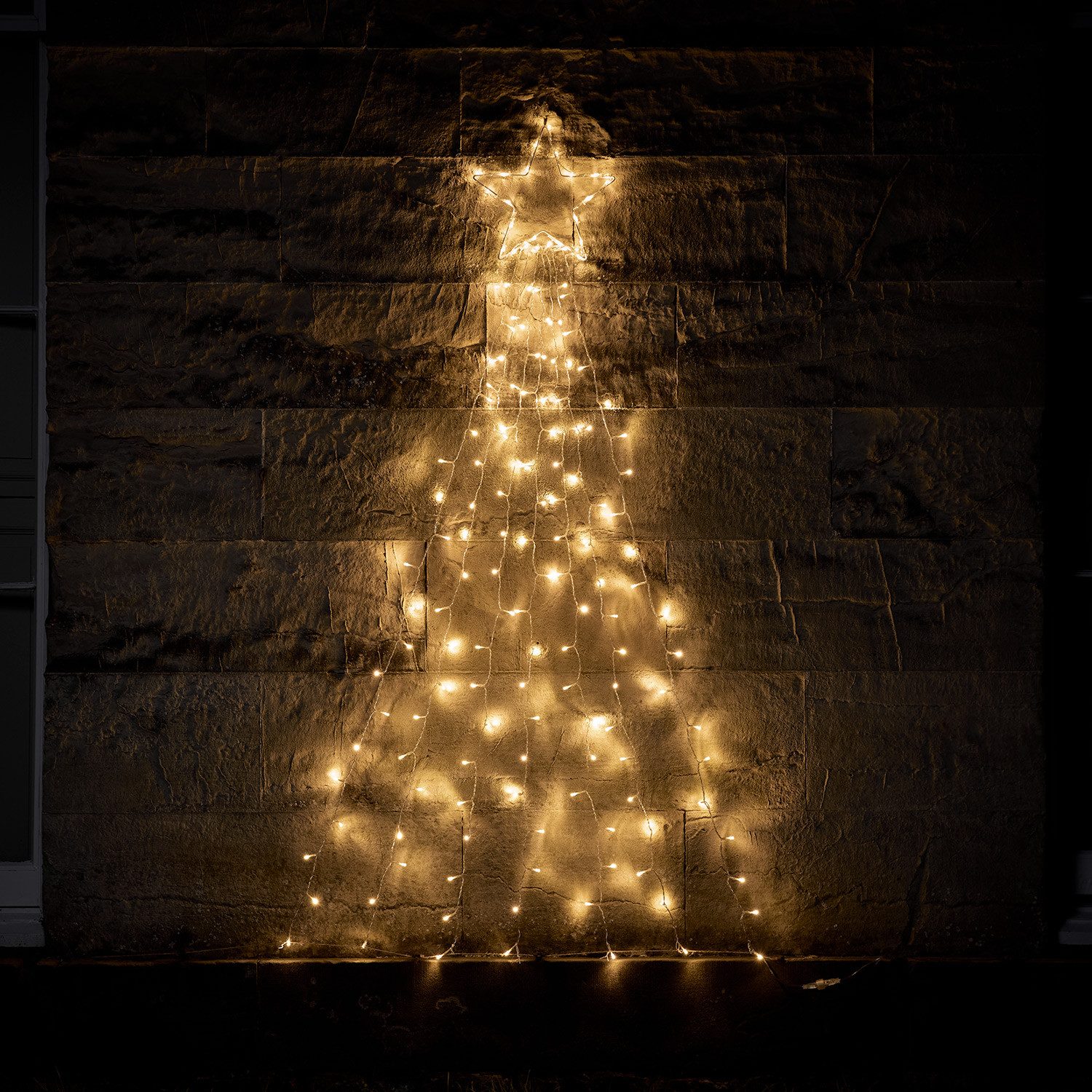 Lights4fun LED Dekolicht Wanddeko Bicolor LED Weihnachtsbaum mit Fernbedien günstig online kaufen