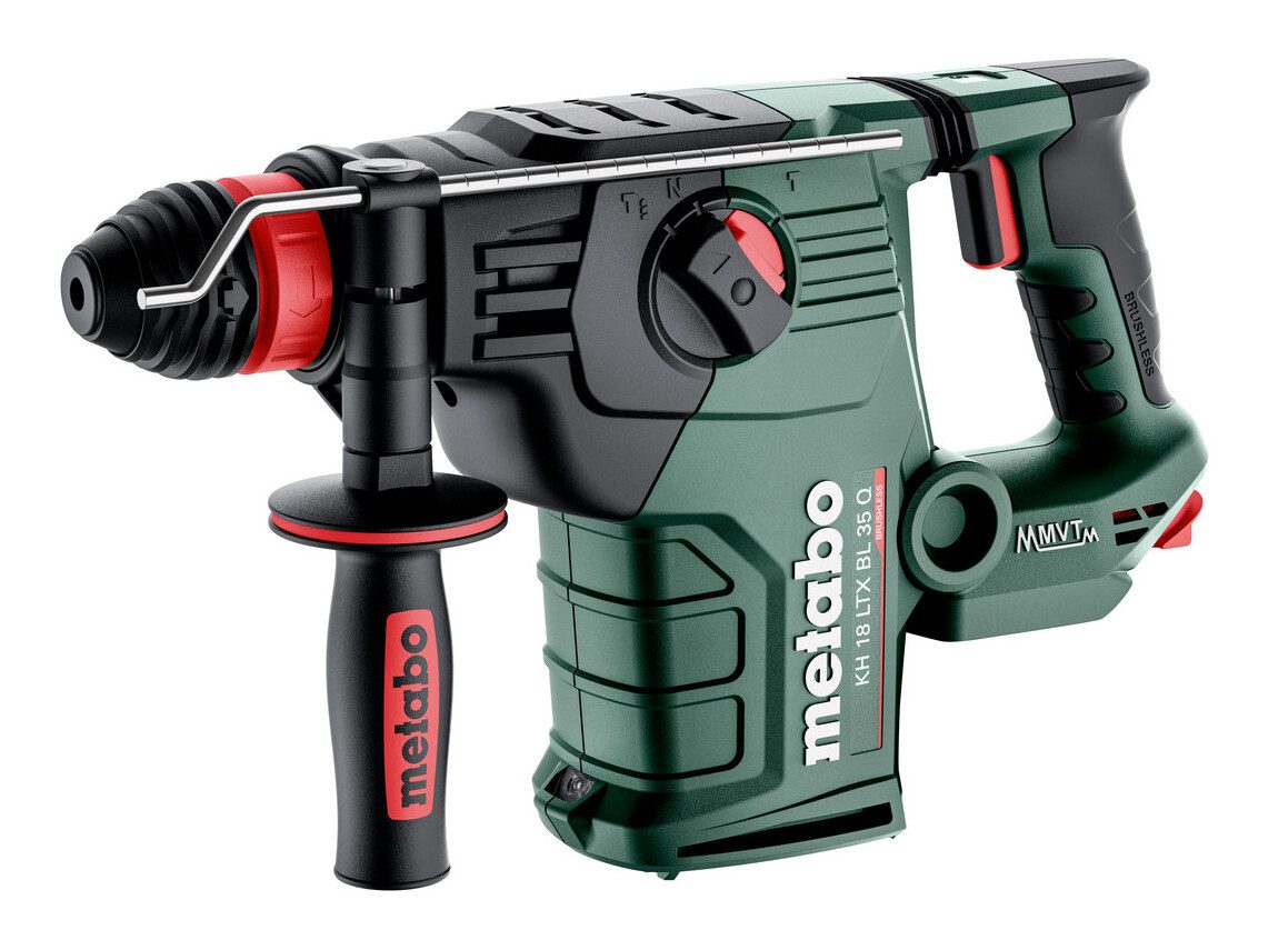 metabo Akku-Kombibohrhammer KH 18 LTX BL 35 Q, 18 V, max. 810 U/min, Kombihammer Ohne Akku in metaBOX 185 XL