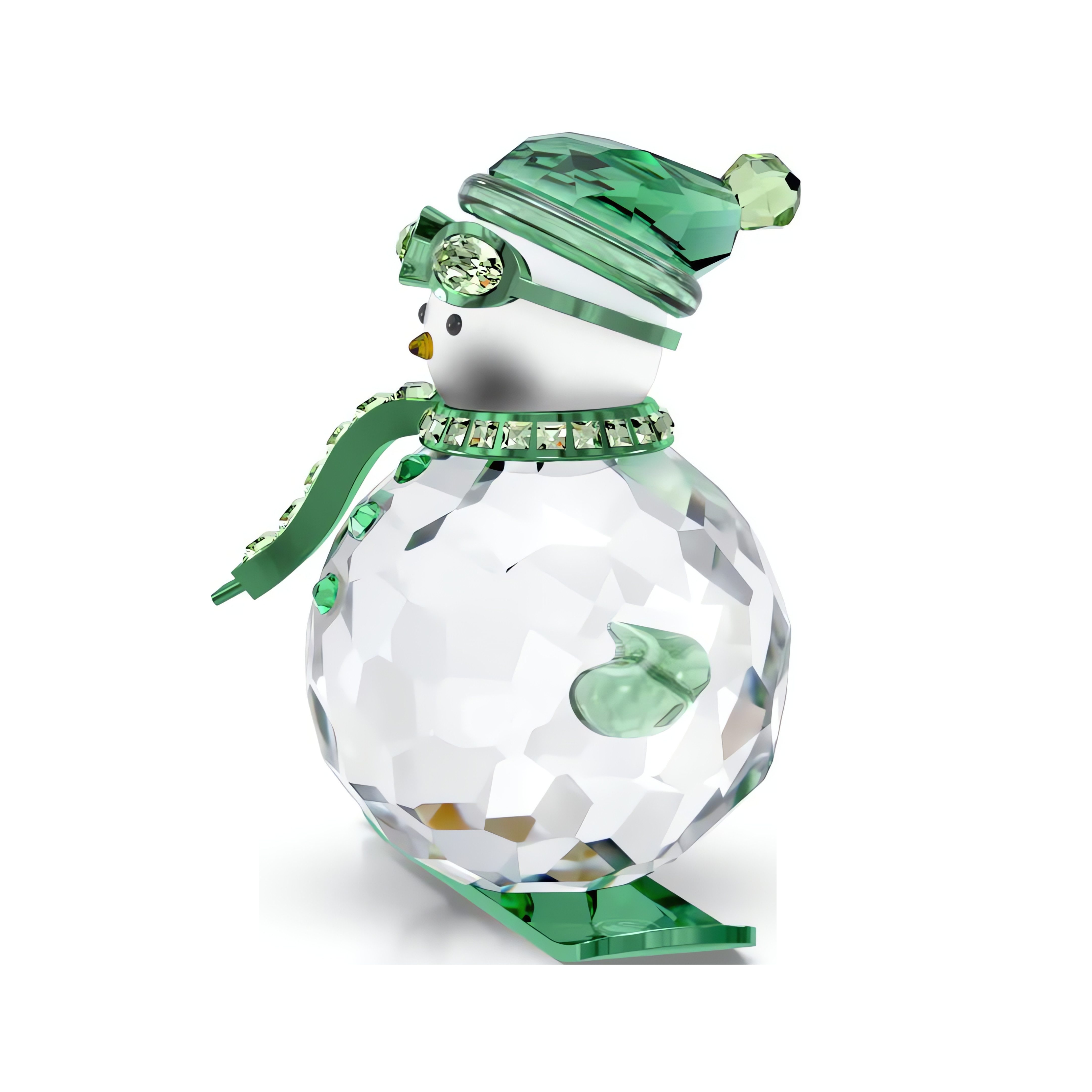 Swarovski Weihnachtsfigur Deko Kristall Sammelfigur Holiday Cheers Dulcis Schneemann (1 St), Swarovski® Kristall