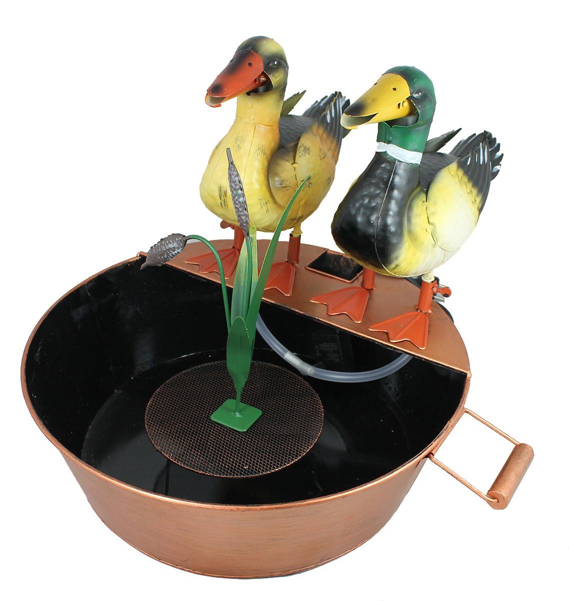 colourliving Zimmerbrunnen Metall Deko Brunnen Wasserspeier günstig online kaufen