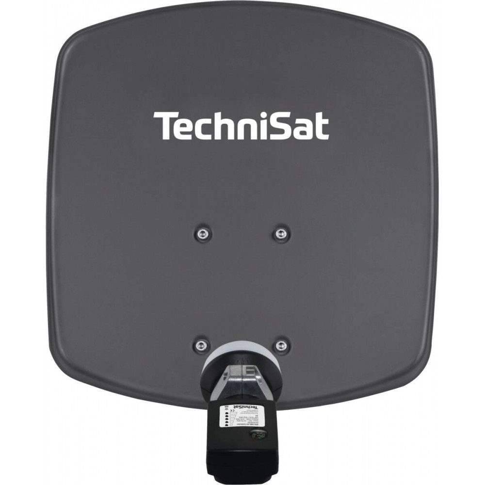 TechniSat Technisat DIGIDISH 33 + Single LNB Grau Sat-Anlage Parabolantenne (33 cm)