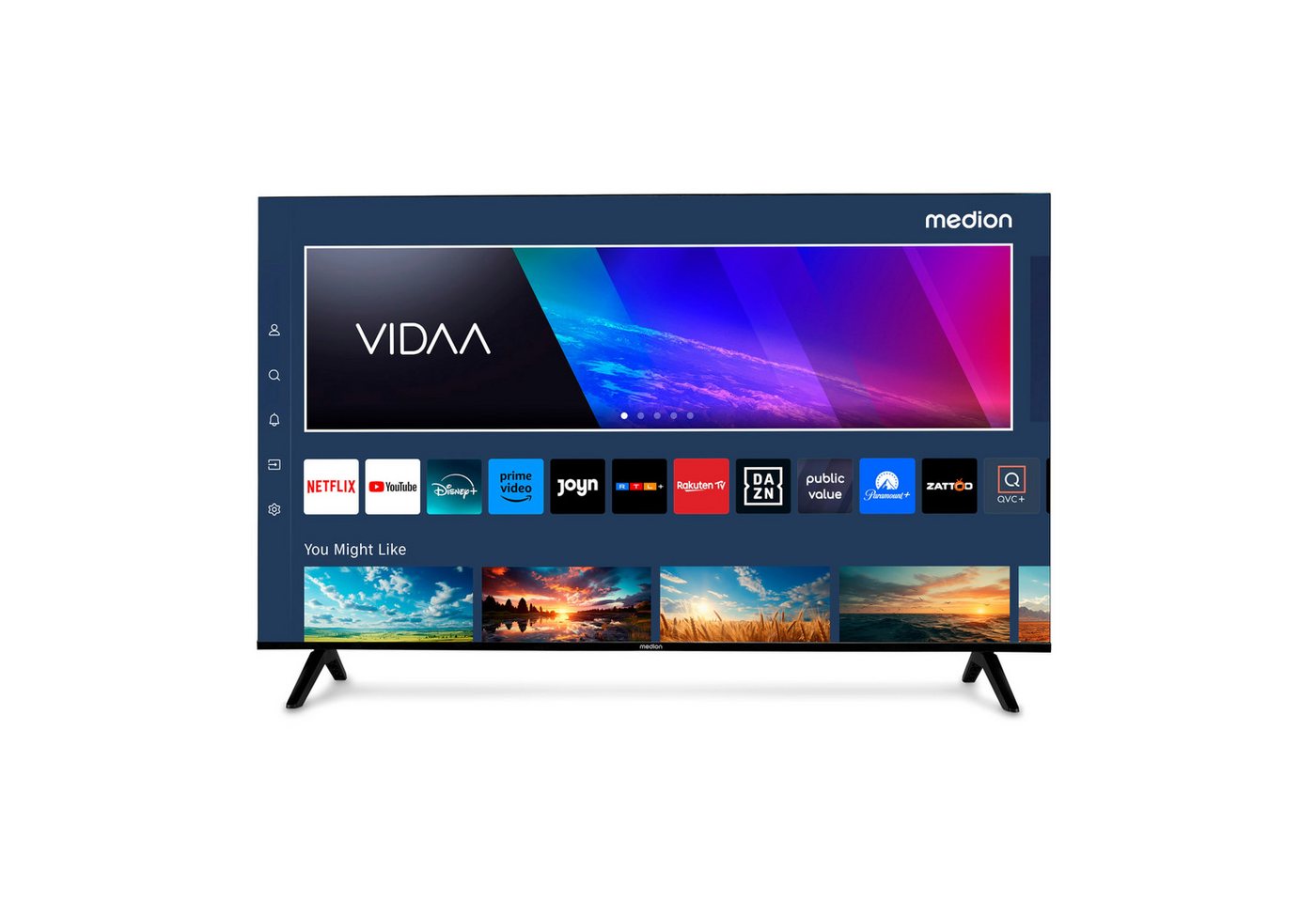 Medion® MD865200 LCD-LED Fernseher (163.9 cm/65 Zoll, 4K Ultra HD) schwarz ! RABATT: 16.54% Medion® MD865200 LCD-LED Fernseher (163.9 cm/65 Zoll, 4K Ultra HD) schwarz ! RABATT: 16.54%