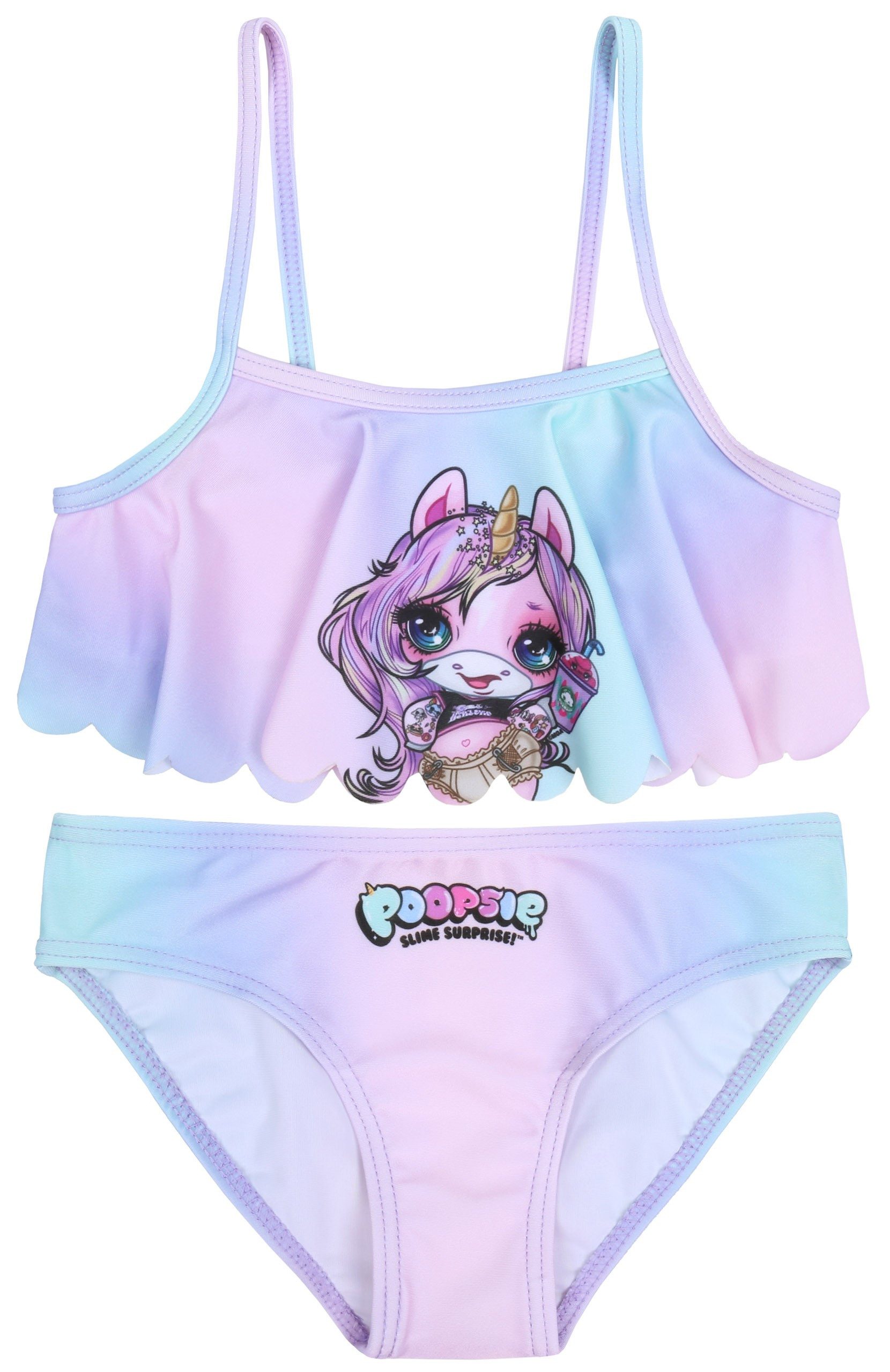 Poopsie Badekleid Zweiteiliger Badeanzug in Pastellfarben POOPSIE 5-6 Jahre