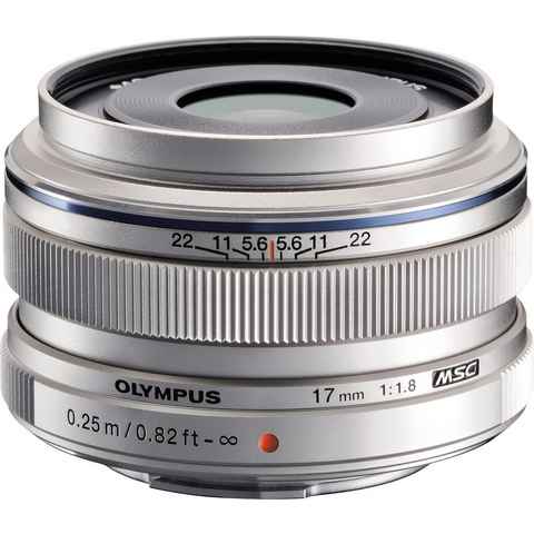 Olympus M.ZUIKO DIGITAL 17 mm Weitwinkelobjektiv, (passend für Olympus & OM SYSTEM MFT Kameras)