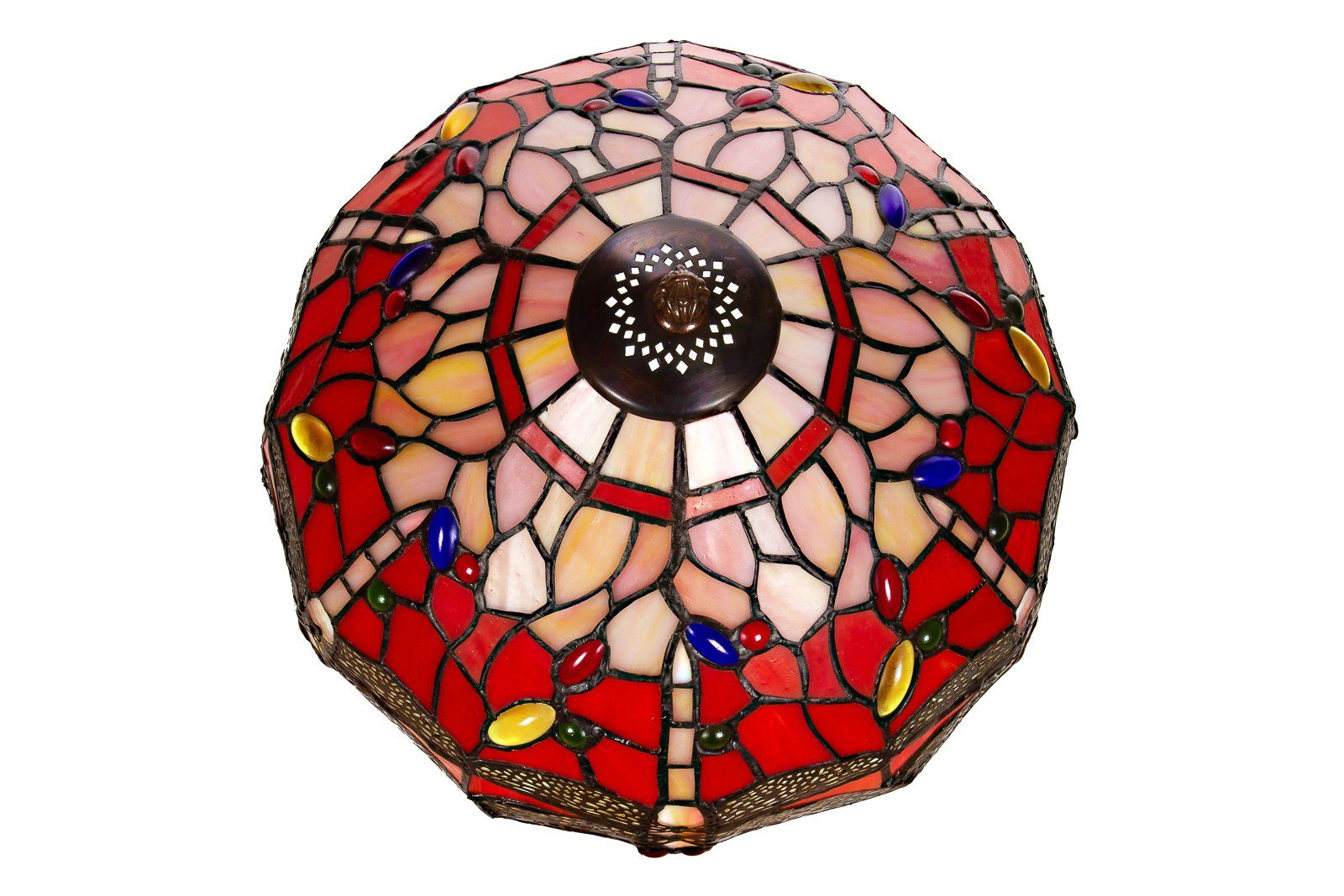 BIRENDY Stehlampe Birendy 12 Zoll Tischlampe Tiffany Libelle groß Motiv Lampe – Bild 3 von 5