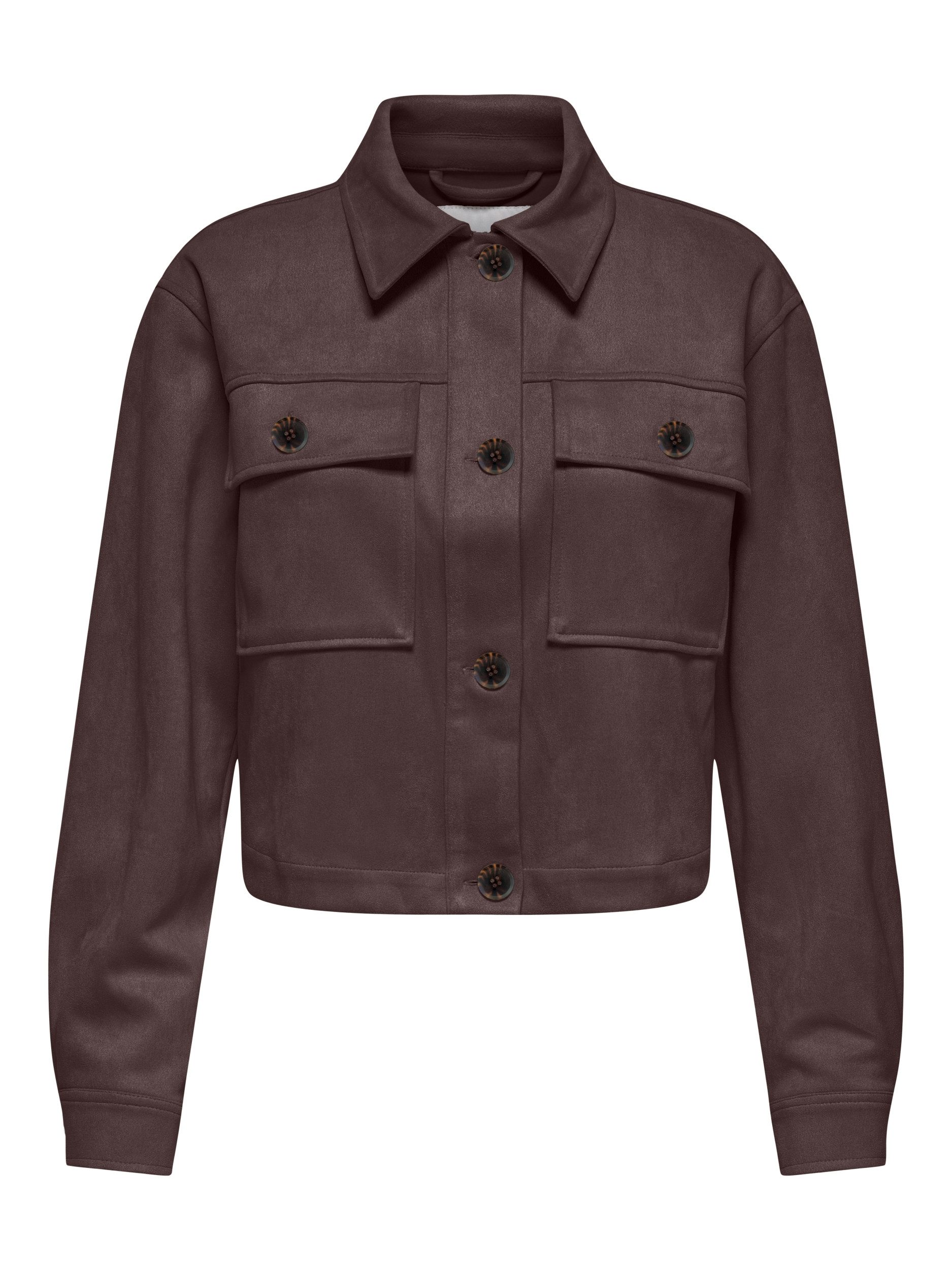 ONLY & SONS Langjacke ONLBELICIA FAUX SUEDE JACKET OTW 215570 Decadent Choc