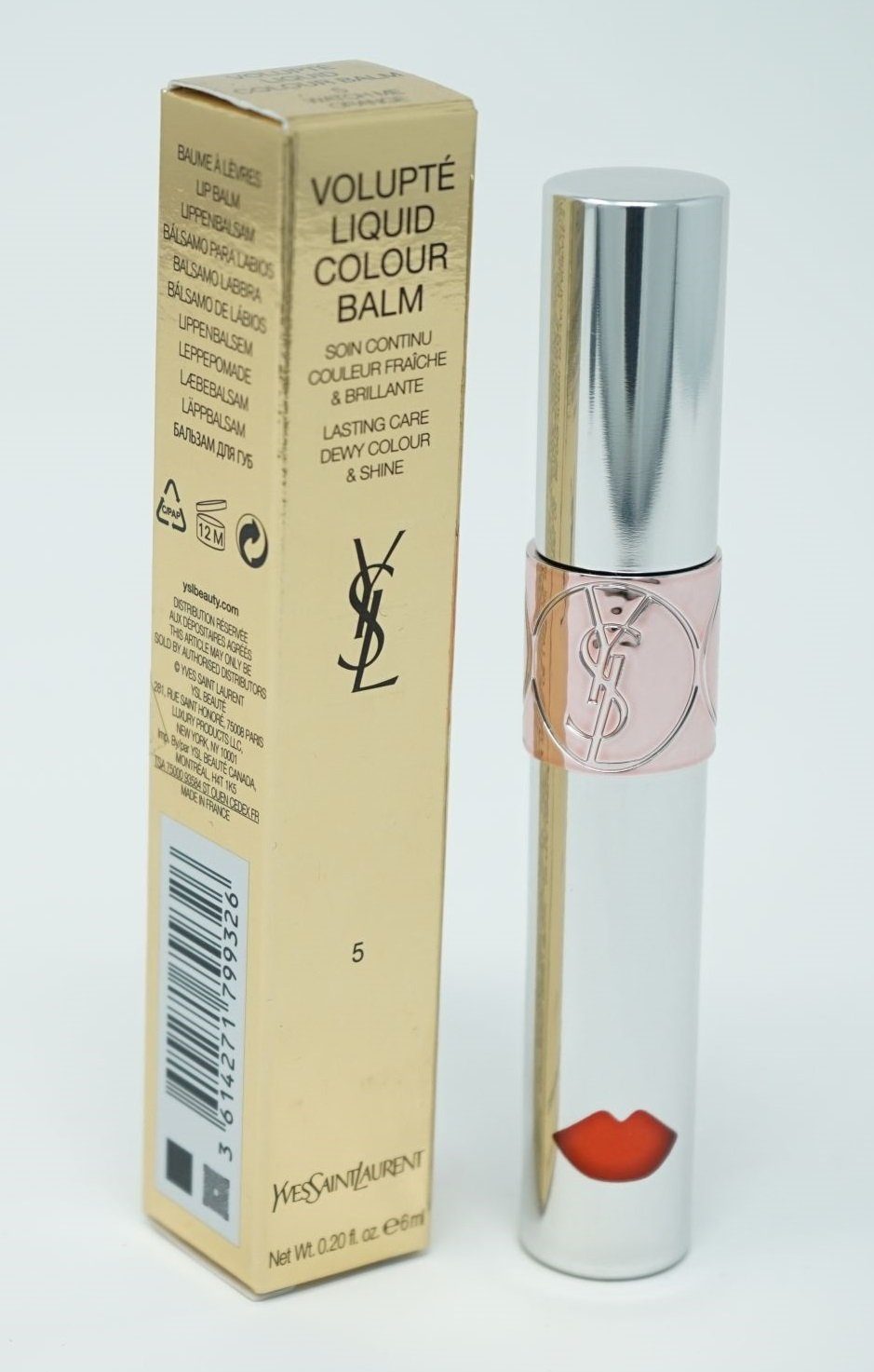 YVES SAINT LAURENT Lipgloss Yves Saint Laurent Volupte Lipgloss 5 Watch Me Orange