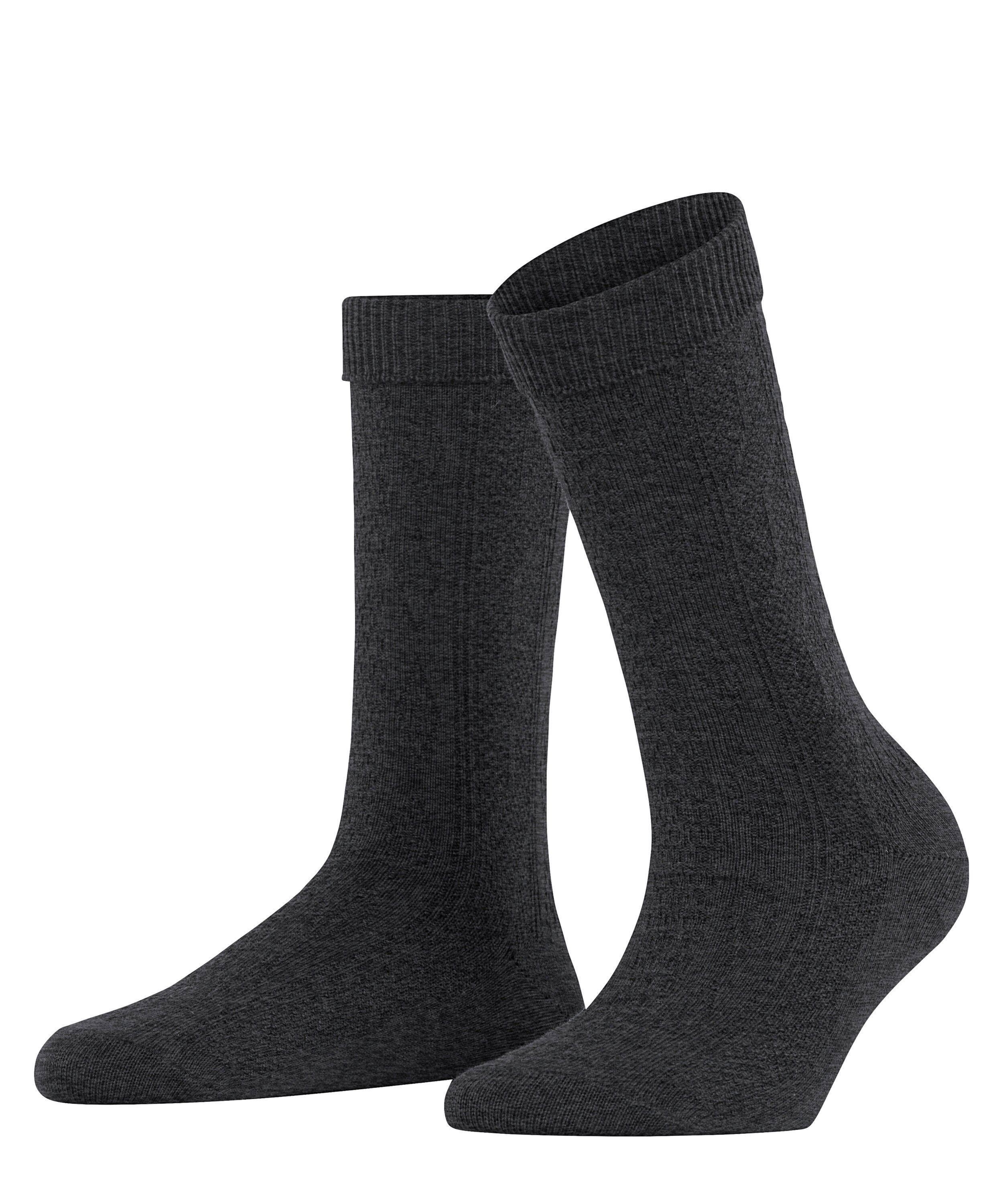 Esprit Socken Cable Stich Boot (1-Paar) anthra.mel (3081)