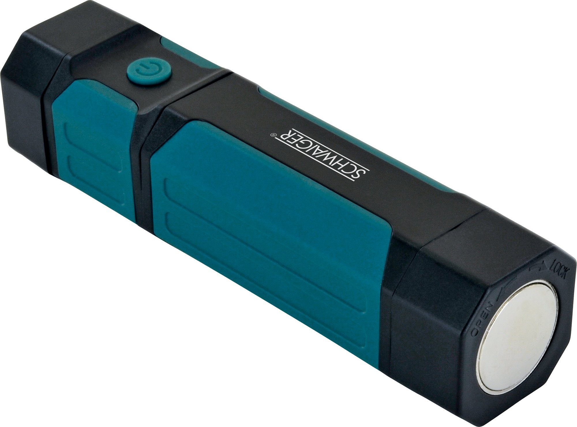 Schwaiger Arbeitsleuchte WLED3120, dimmbar, verschiedene Lichtmodi, mit Haken zum Aufhängen, magnetisch, ausziehbar, COB-LED, kaltweiß, ausziehbar, magnetisch, dimmbar, mit Haken zum Aufhängen