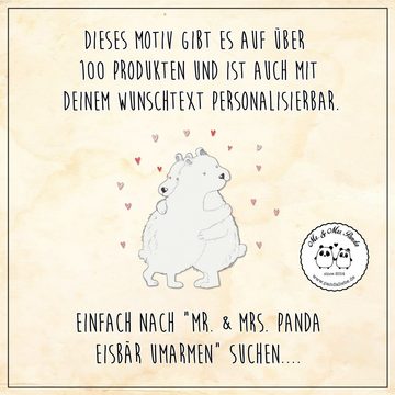 Mr. & Mrs. Panda Cocktailglas Eisbär Umarmen - Transparent - Geschenk, Satiniertes Glas, Tiere, Som, Premium Glas, Liebevolle Präsentation