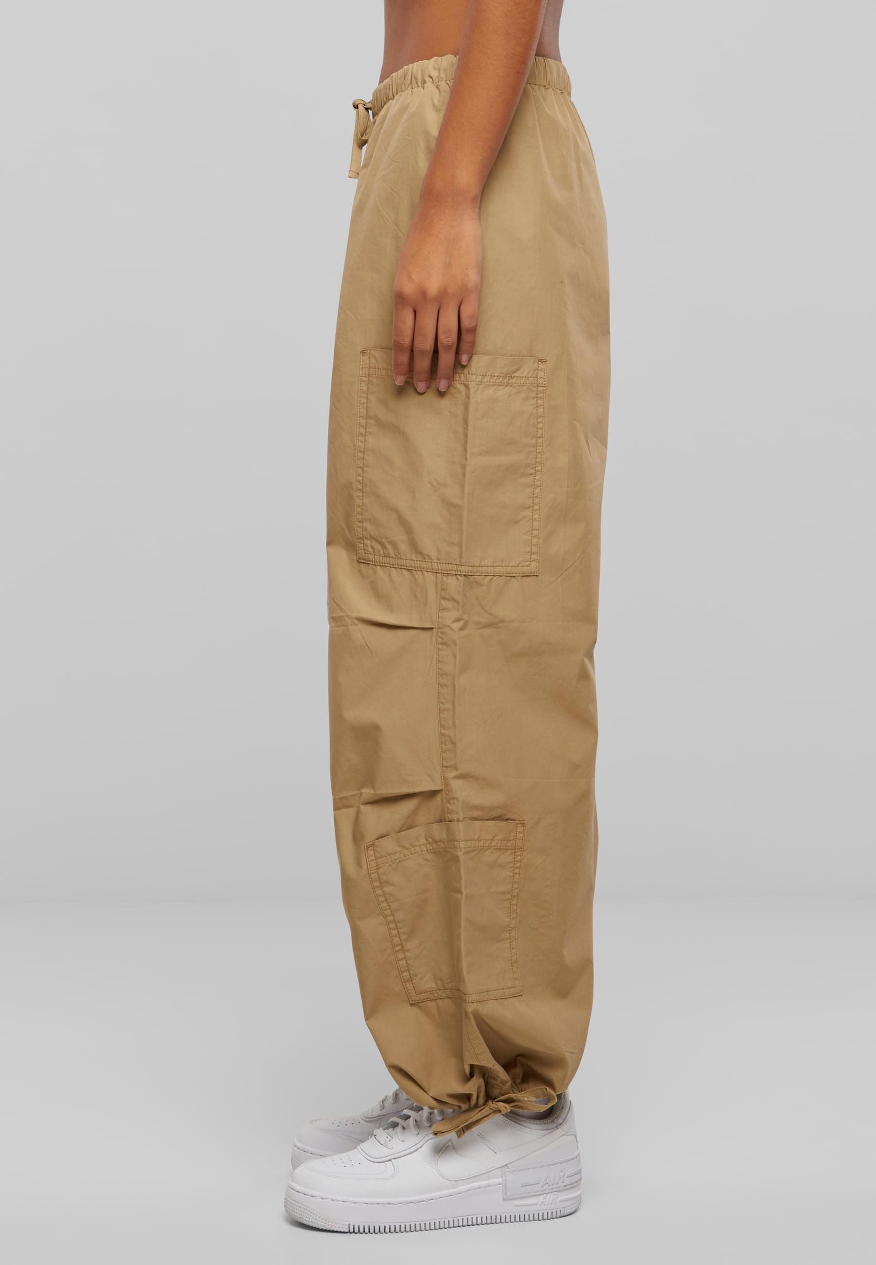 URBAN CLASSICS Cargohose Urban Classics Ladies Cotton Cargo Parashute Pants günstig online kaufen