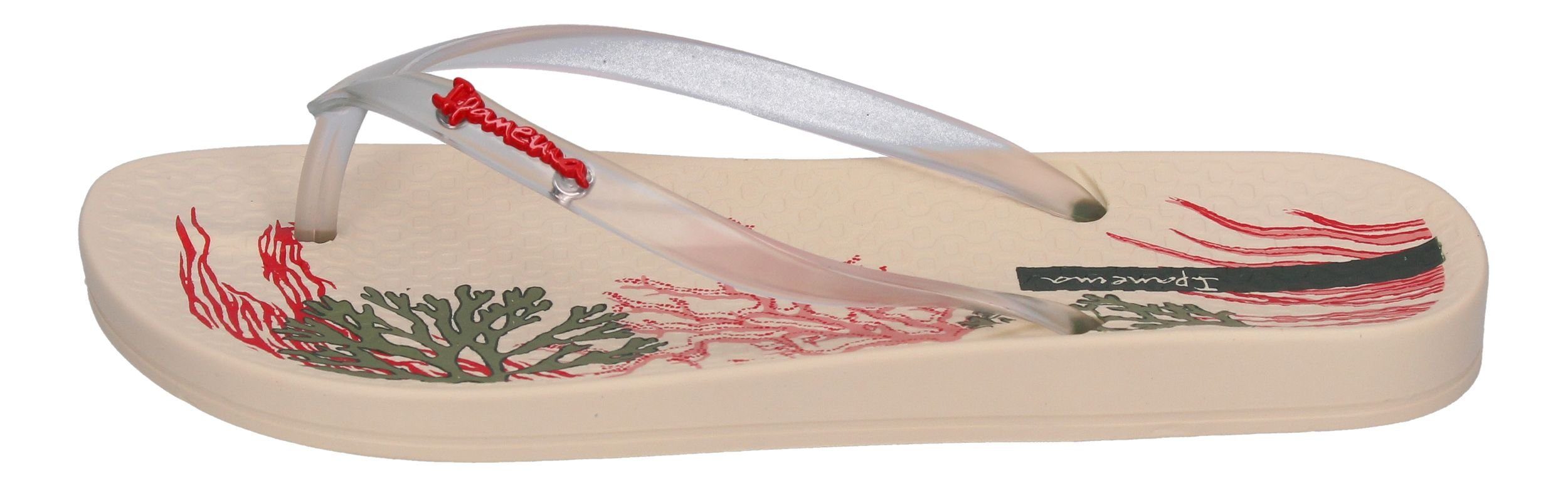 Ipanema ANAT GLOSSY FEM 82895 Zehentrenner Beige Clear Green günstig online kaufen