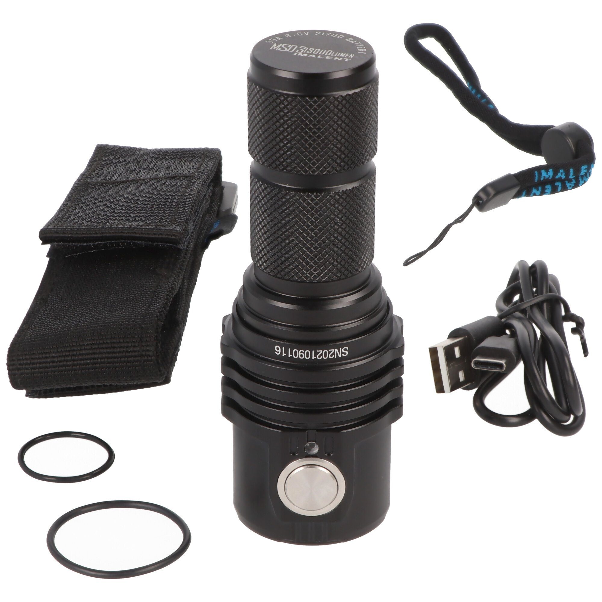 Imalent LED Taschenlampe LED-Taschenlampe Imalent MS03 mit max. 13000 Lumen, Leuchtweite bis z