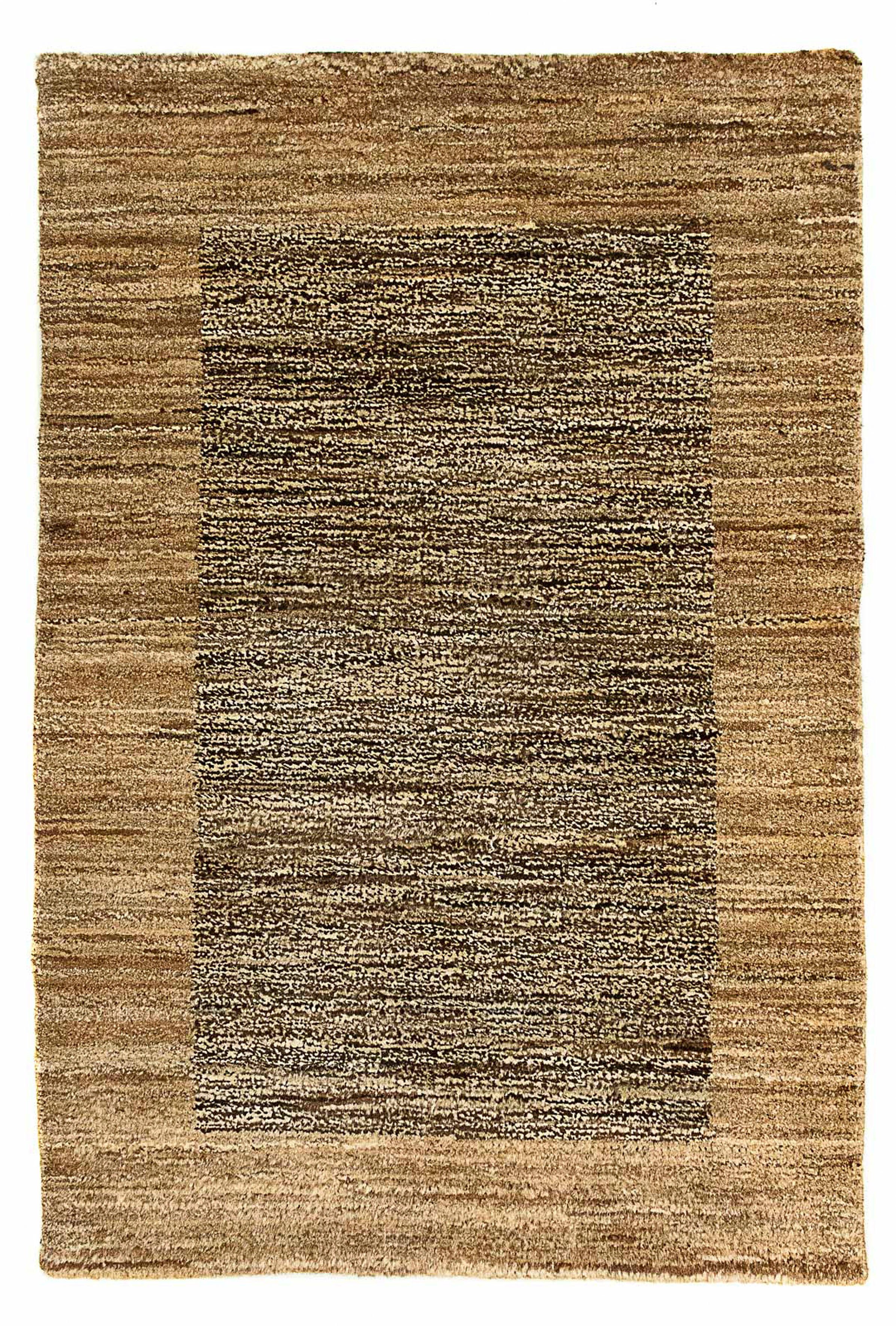 Wollteppich Gabbeh - Indus 59 - mm, Einzelstück 18 Handgeknüpft, morgenland, - 90 Wohnzimmer, x rechteckig, Zertifikat mehrfarbig, cm Höhe: mit