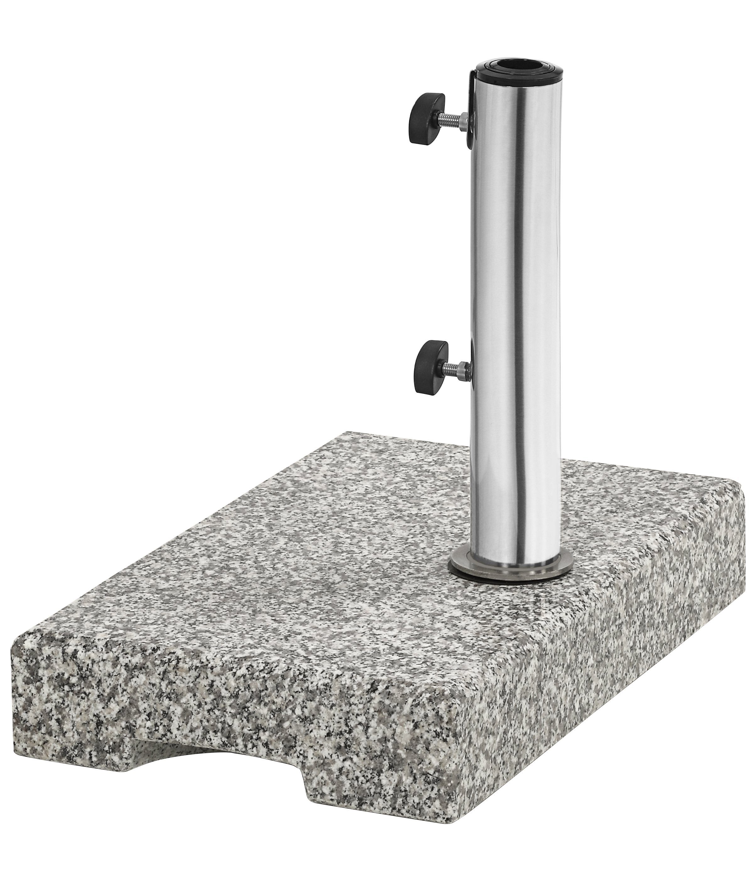 Dehner Schirmständer »für Balkon, eckig, 45 x 28 x 7.5 cm, 25 kg, Granit«  online kaufen | OTTO