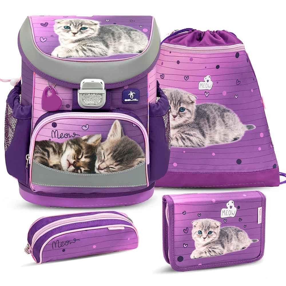 Belmil Schulranzen Set Mini Fit 10-teilig 2025 Mädchen Little Caty