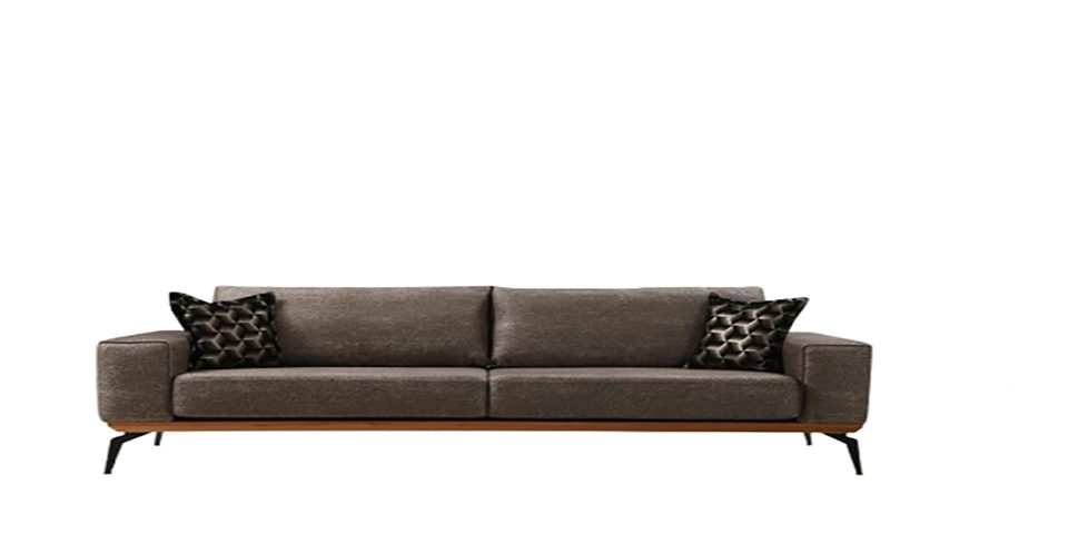 3-Sitzer Dreisitzer Stoffcouch Modernes Polstersofa mit Stoffbezug
