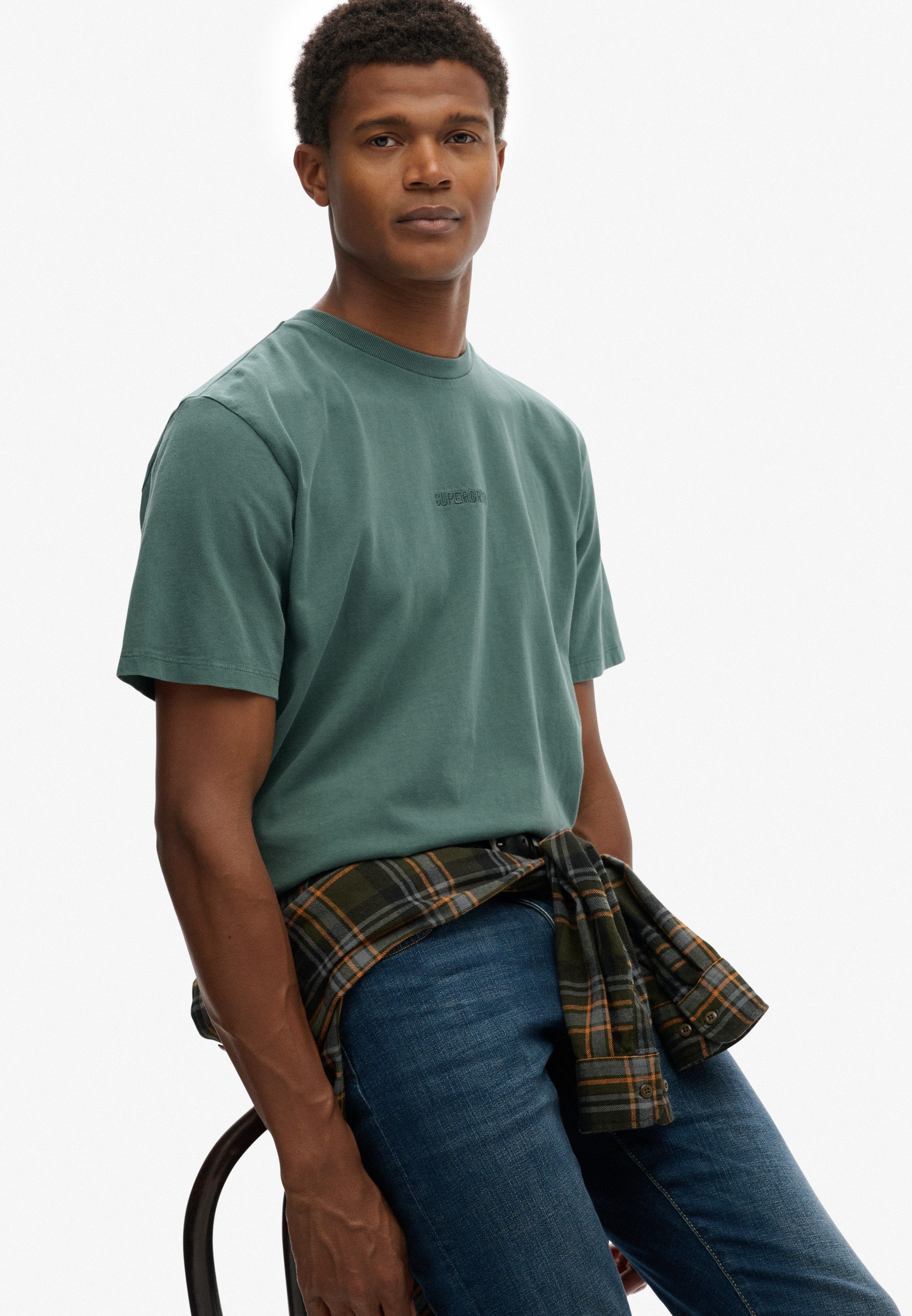 Superdry Rundhalsshirt MICRO LOGO T SHIRT günstig online kaufen