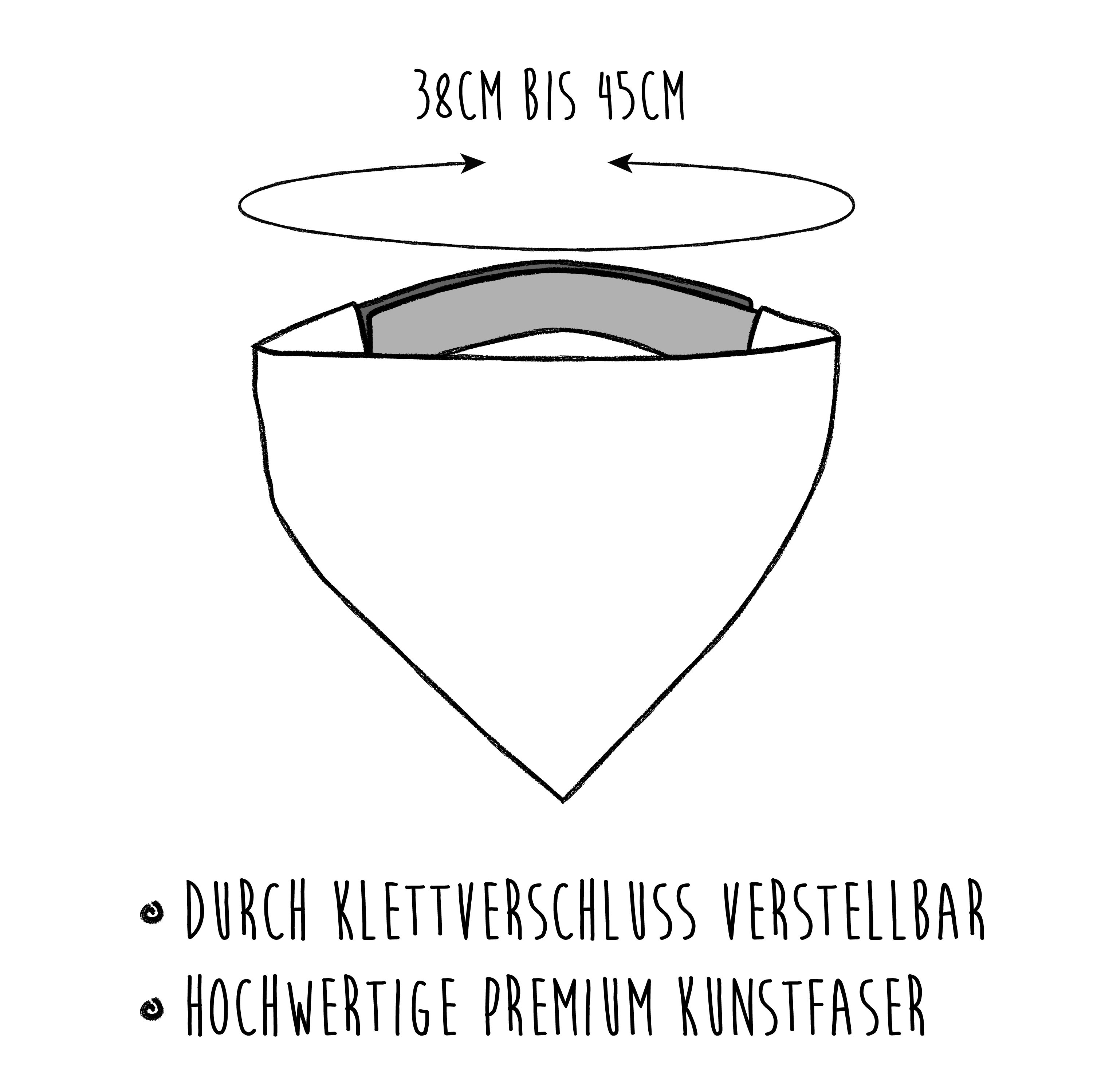 Thumbnail - Mr. & Mrs. Panda Hundefliege Blume Sonnenblume - Blattgrün - Geschenk, Lieblingsmensch, Hundehalst, Polyester, Einzigart...